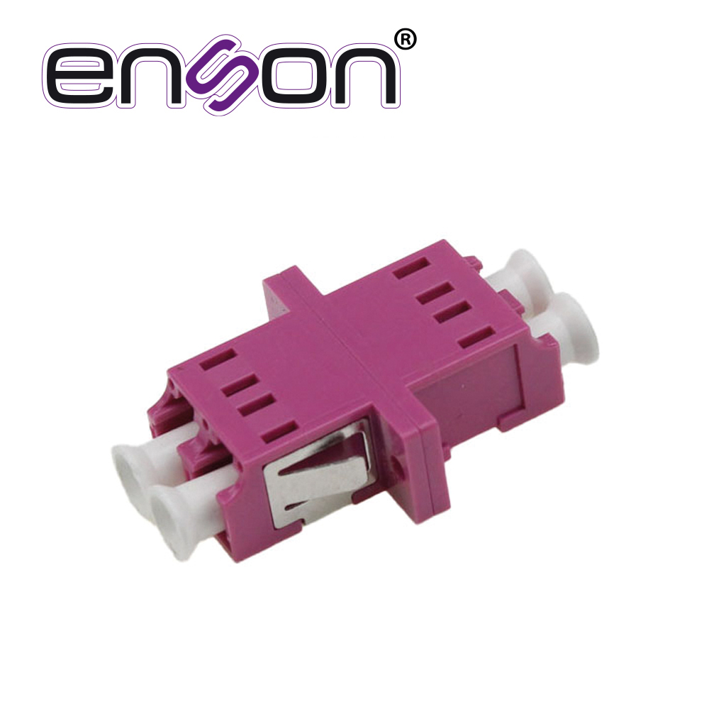 Conector Modular de Fibra Óptica Enson ENS-LCUPC-OM4 Conector Duplex LC-UPC OM4