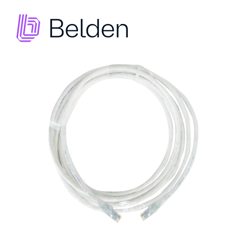 Patch Cord UTP CAT6+ Belden C601109010 / Interior / Blanco / 4 Pares / 24 AWG / Forro PVC / CMR / 10 Pies 3 Metros