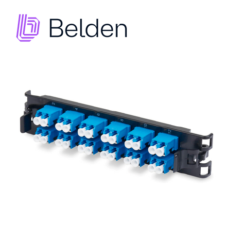 Frame FX ECX Monomodo Belden FFSX06LD / OS2 / Azul / LC Duplex / 6 Puertos