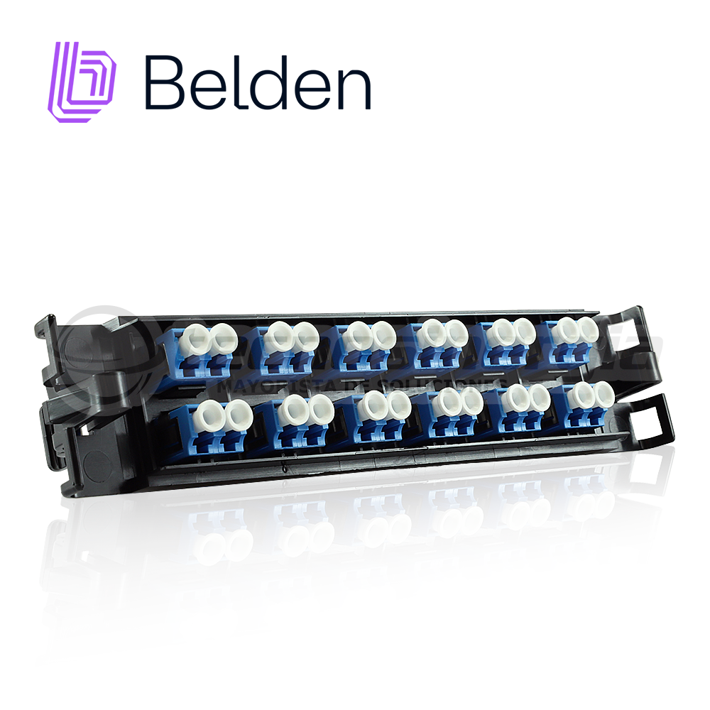 Frame FX ECX Monomodo Belden FFSX12LD / OS2 / Azul / LC Duplex / 12 Puertos