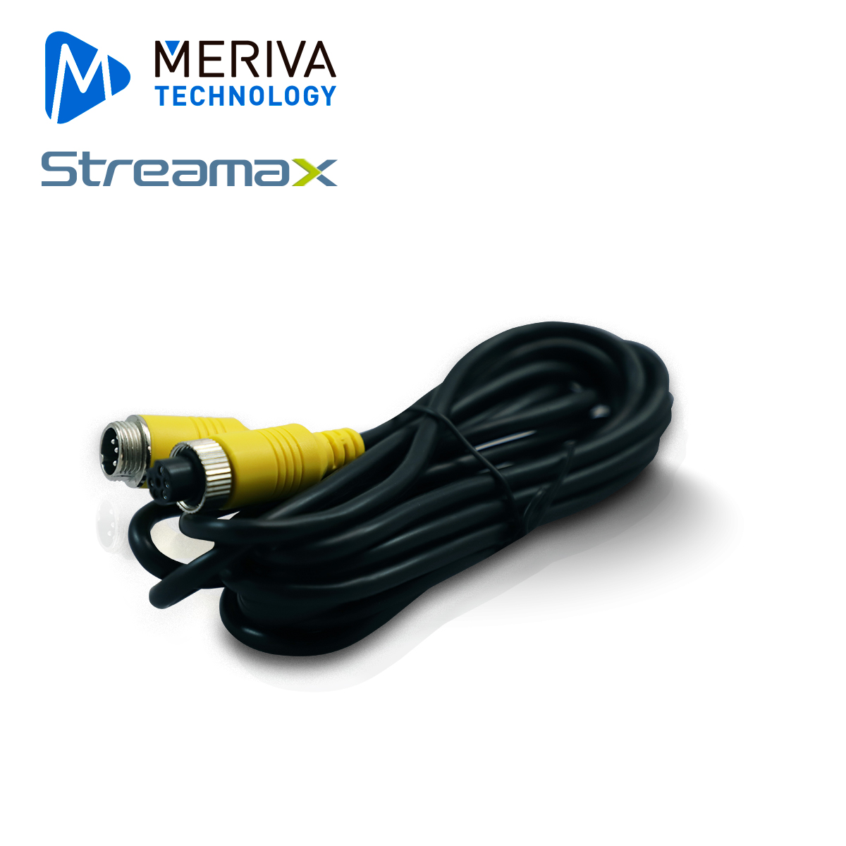 Cable DIN de Aviacion Serie ECO Meriva Technology MCBEIP30 / 6 Pines / 3 Metros / Compatible con Cámaras IP