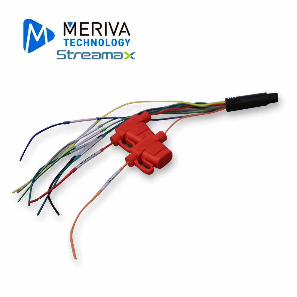 Cable de Alimentación para Dashcam Streamax Mpowercable / Conector 10 Pines / 4 Entradas de Alarma / Terminal CAN