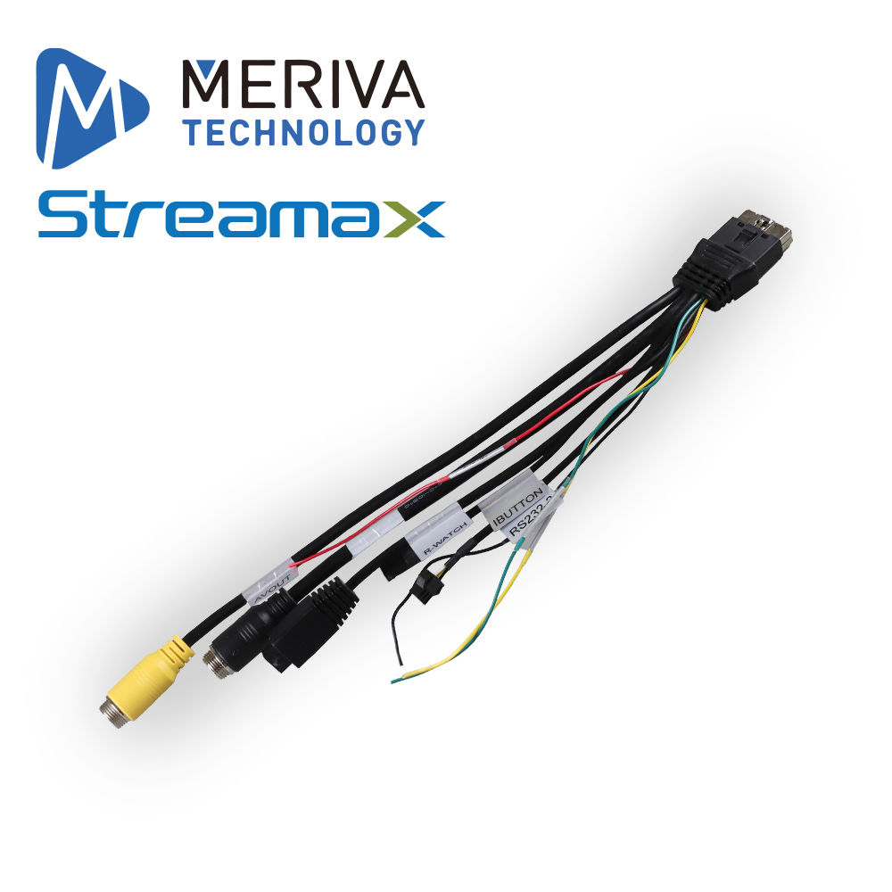 Cable de Expansion de Canal Streamax M1N2.0-EXPAN / Conector AV de 20 Pines / IPC 2 / Avout / Terminal 232-2 RX
