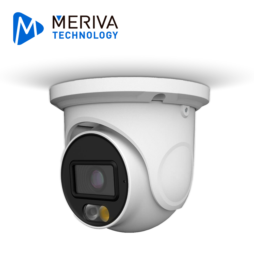 Cámara HD Turret Meriva Technology MDL-3202A / 2 MP / Ahd/Tvi/Cvi / 2.8 MM / Iluminación Dual (20 - 30M IR / 20M LUZ