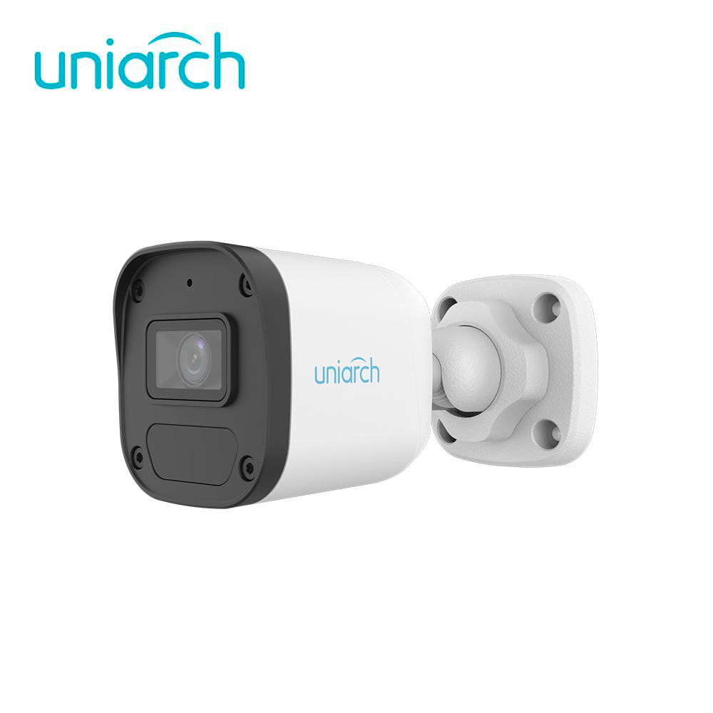 Cámara IP Mini Bullet Uniarch IPC-B132-AF28-ECO / 2MP / LENTE-2.8MM / Dwdr / IR30M / MICROFONO-INTEGRADO