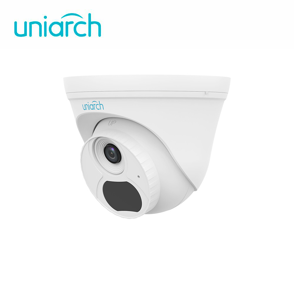 Cámara IP Turret Uniarch IPC-T132-AF28-ECO / 2MP / LENTE-2.8MM / Dwdr / IR30M / MICROFONO-INTEGRADO