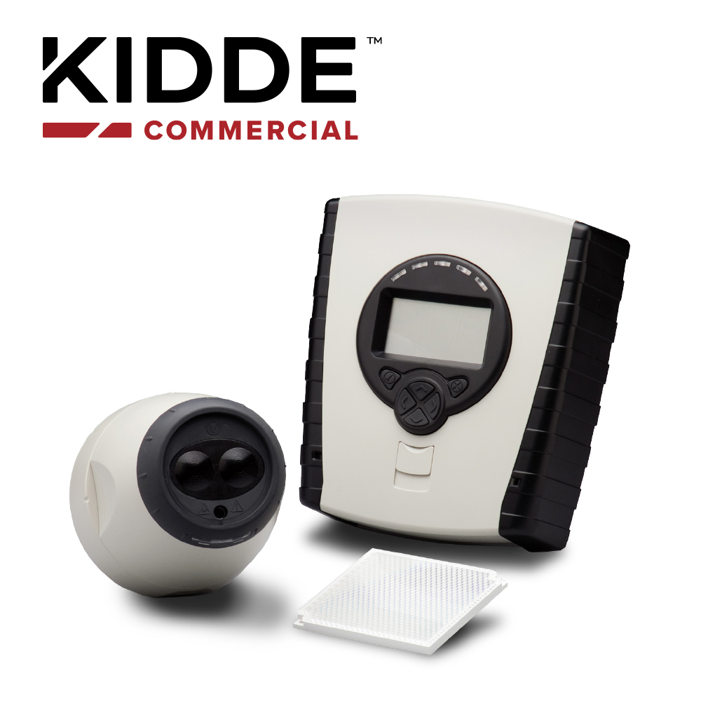 Detector de Humo por HAZ de LUZ (Fotobeam) Convencional / Kidde EC5000R / Incluye Monitor LCD , Transmisor y Receptor