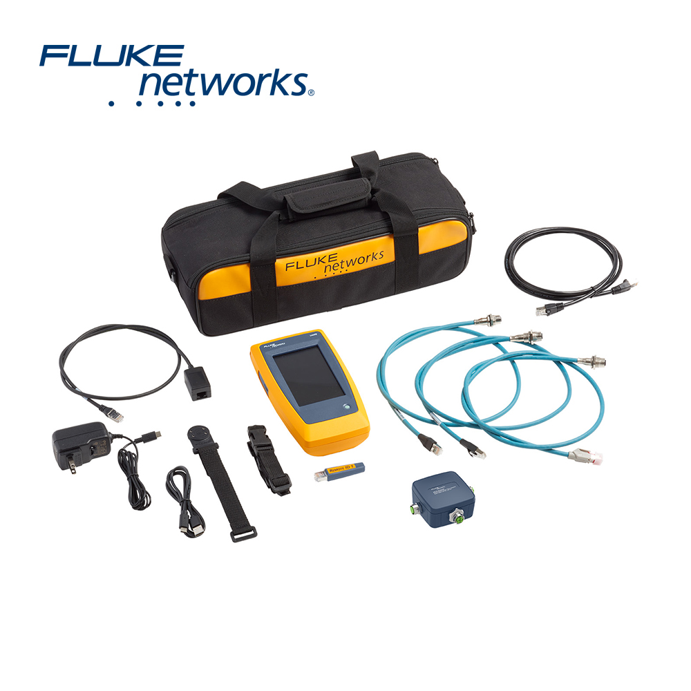 Tester de Cables y de RED Linkiq Fluke Networks LIQ-100-IE con Adaptador Multiconector con Correa Magnetica