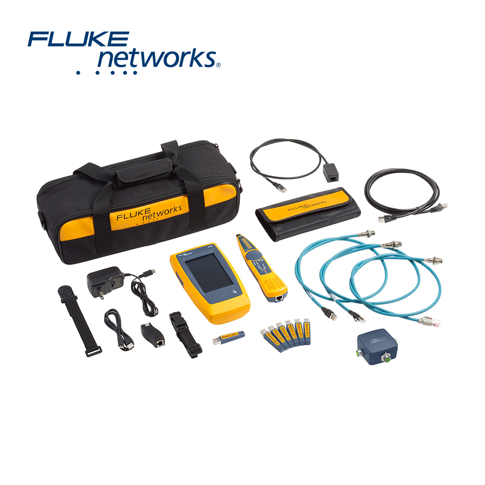 Tester de Cables y de RED Linkiq Fluke Networks LIQ-KIT-IE con Adaptador Multiconector con Correa Magnetica