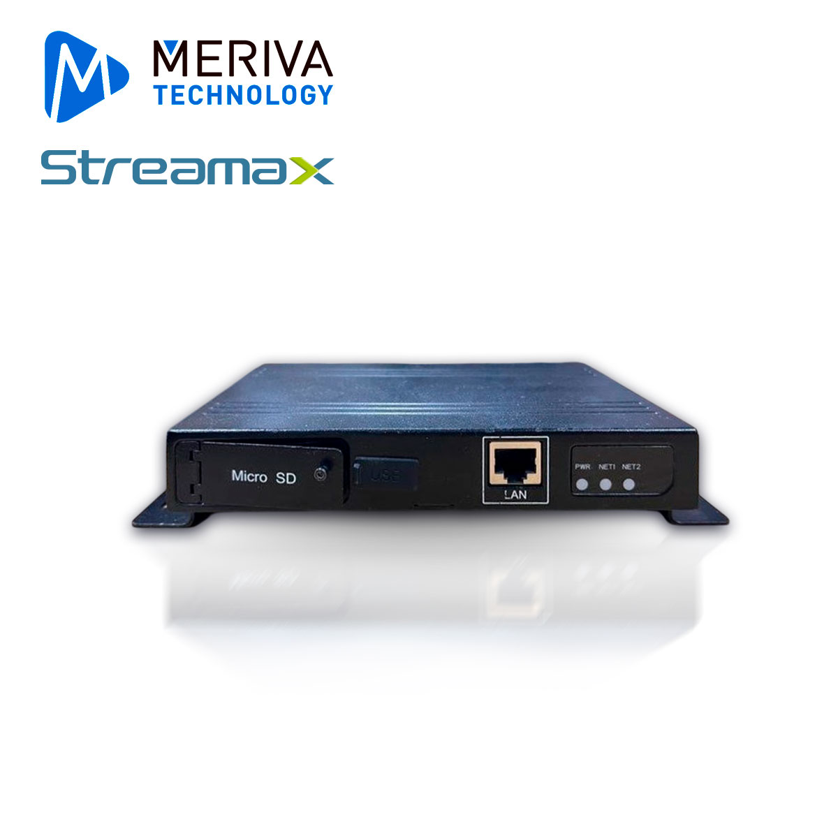 Terminal de Reproduccion de Archivos Multimedia Streamax MIMS100 / Conector 5557-4PIN / 2 Slot Micro SD / Conector