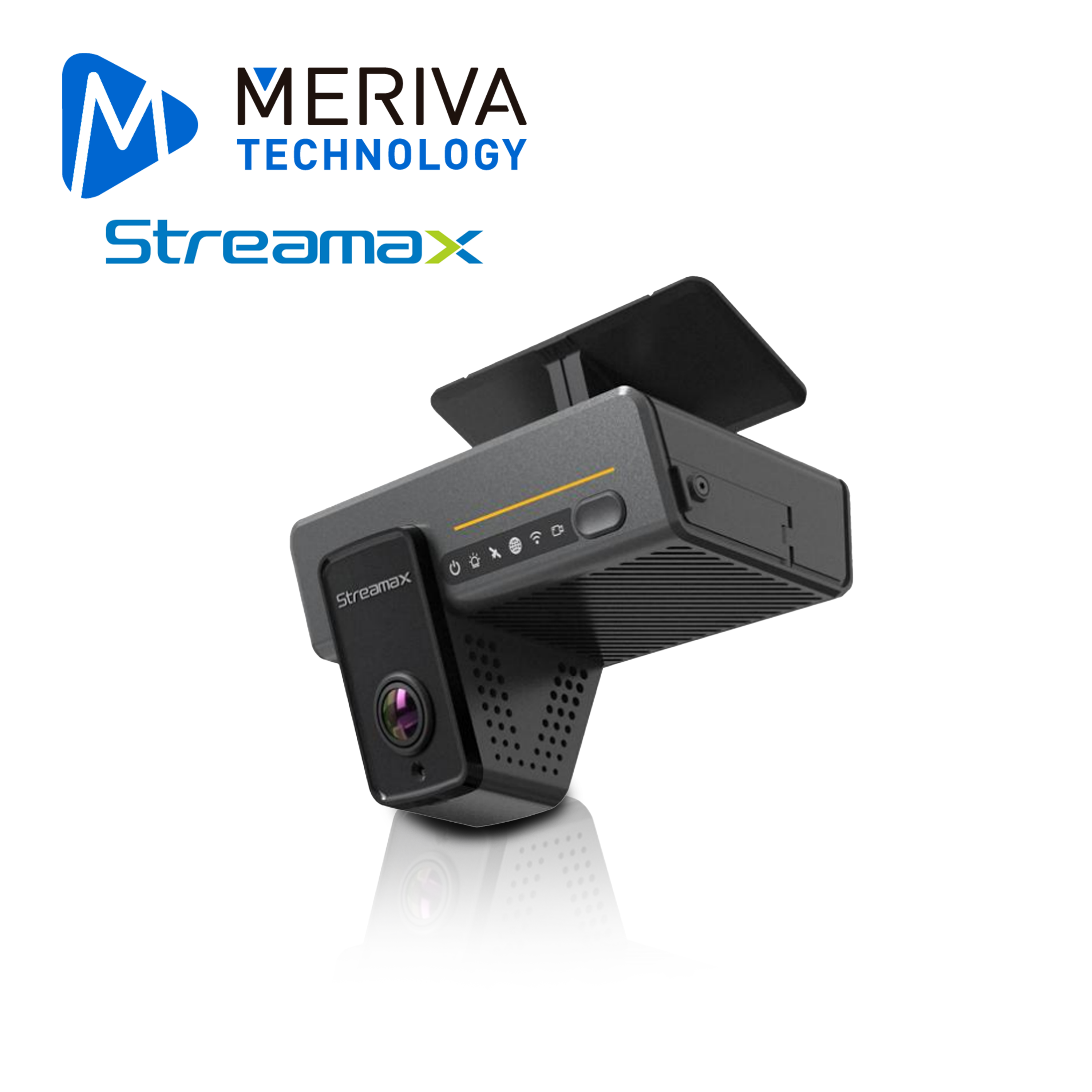 Mdvr Tipo Dashcam Streamax Adplus 2.0-V1.1 / 5 MP Cámara Frontal - 2 MP Cámara Cabina / 1 Salida de Video / 1 Entrada +