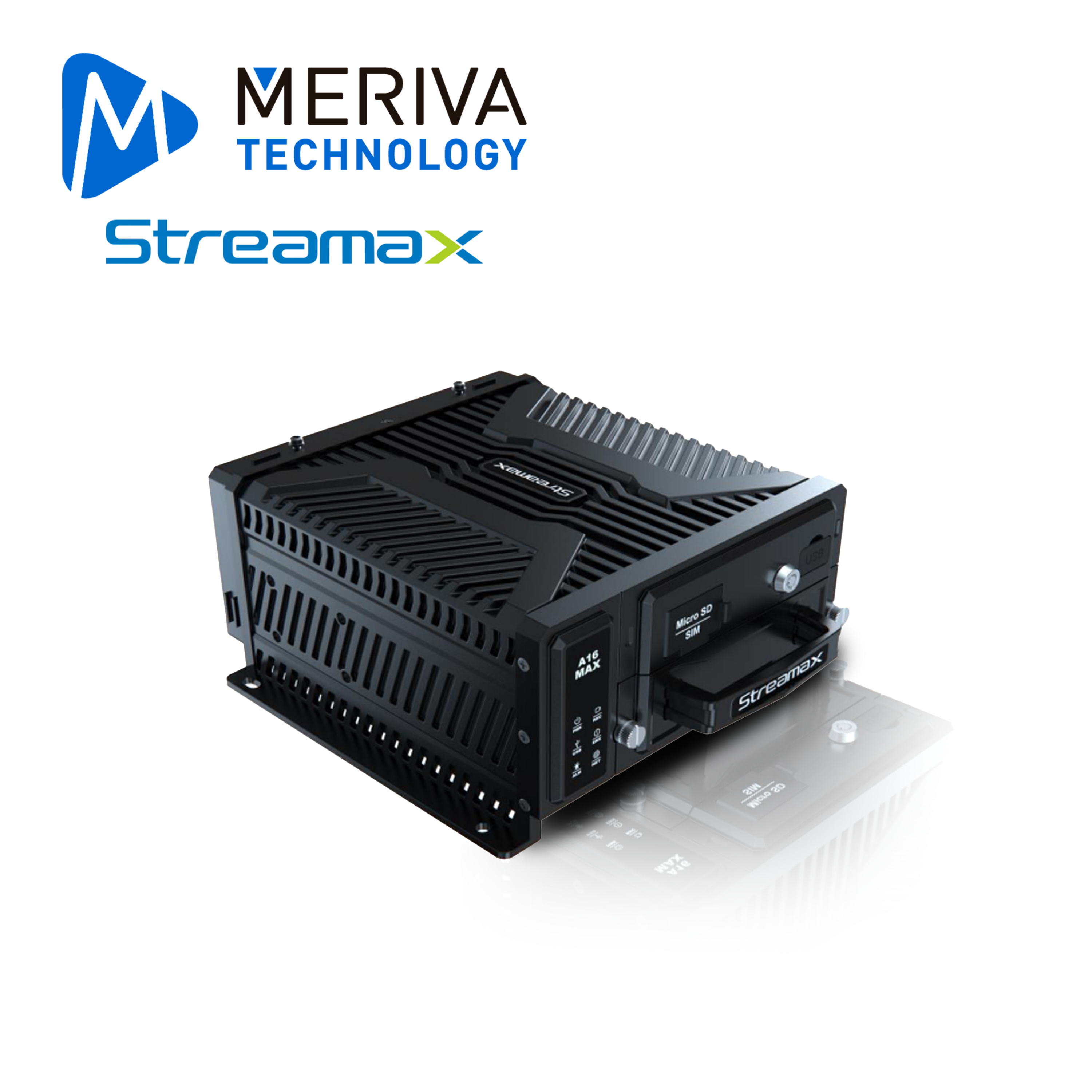 DVR Movil 24CH Streamax MA16MAX / 12CH AHD + 12CH IP / 2MP / 7 Salidas de Video / 23 Entradas + 2 Salidas de Audio / 8