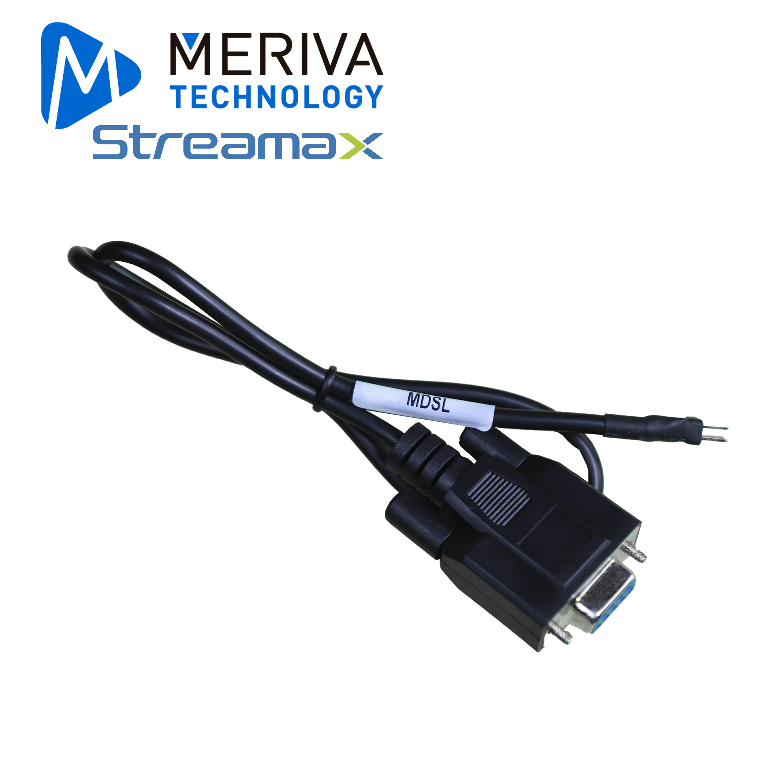 Cable Debug Serial Meriva Streamax Mdsl / Conector de 4PIN + DB9 Hembra / 50CM / Compatible con Dvrs Moviles de Seria