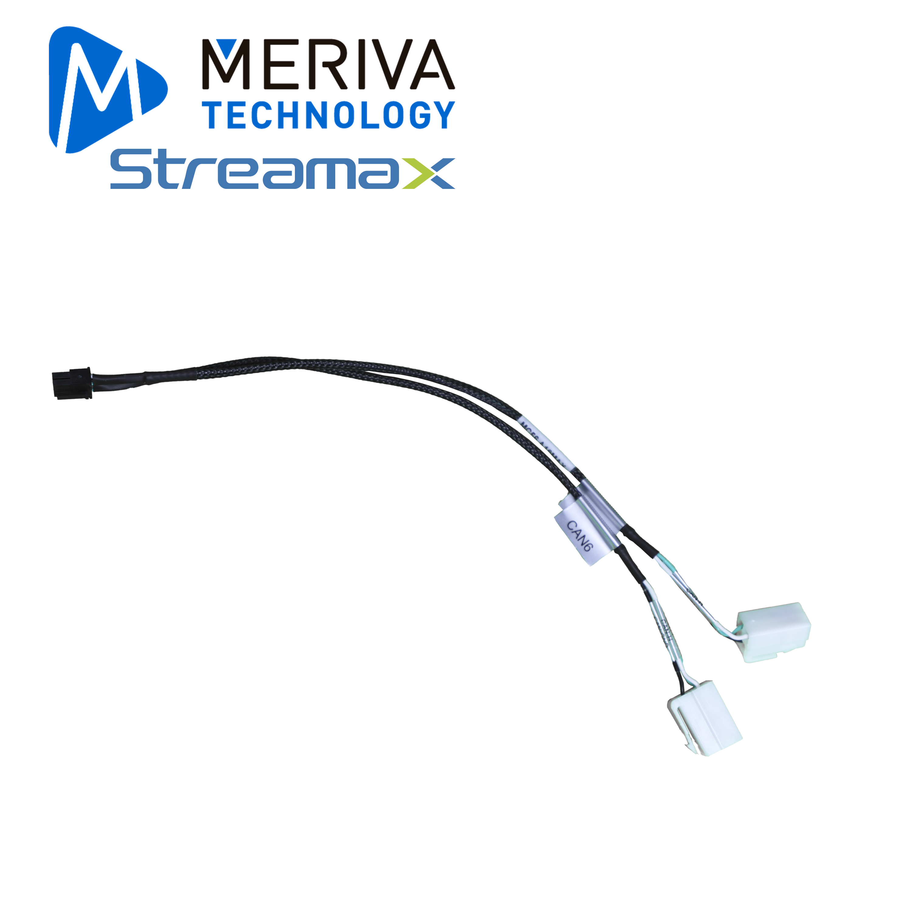 Cable de Conexión Meriva Streamax MC56 A16MAX / CAN (5-6) / Conector 5557 de 8PIN / 30CM / Compatible con DVR Movil