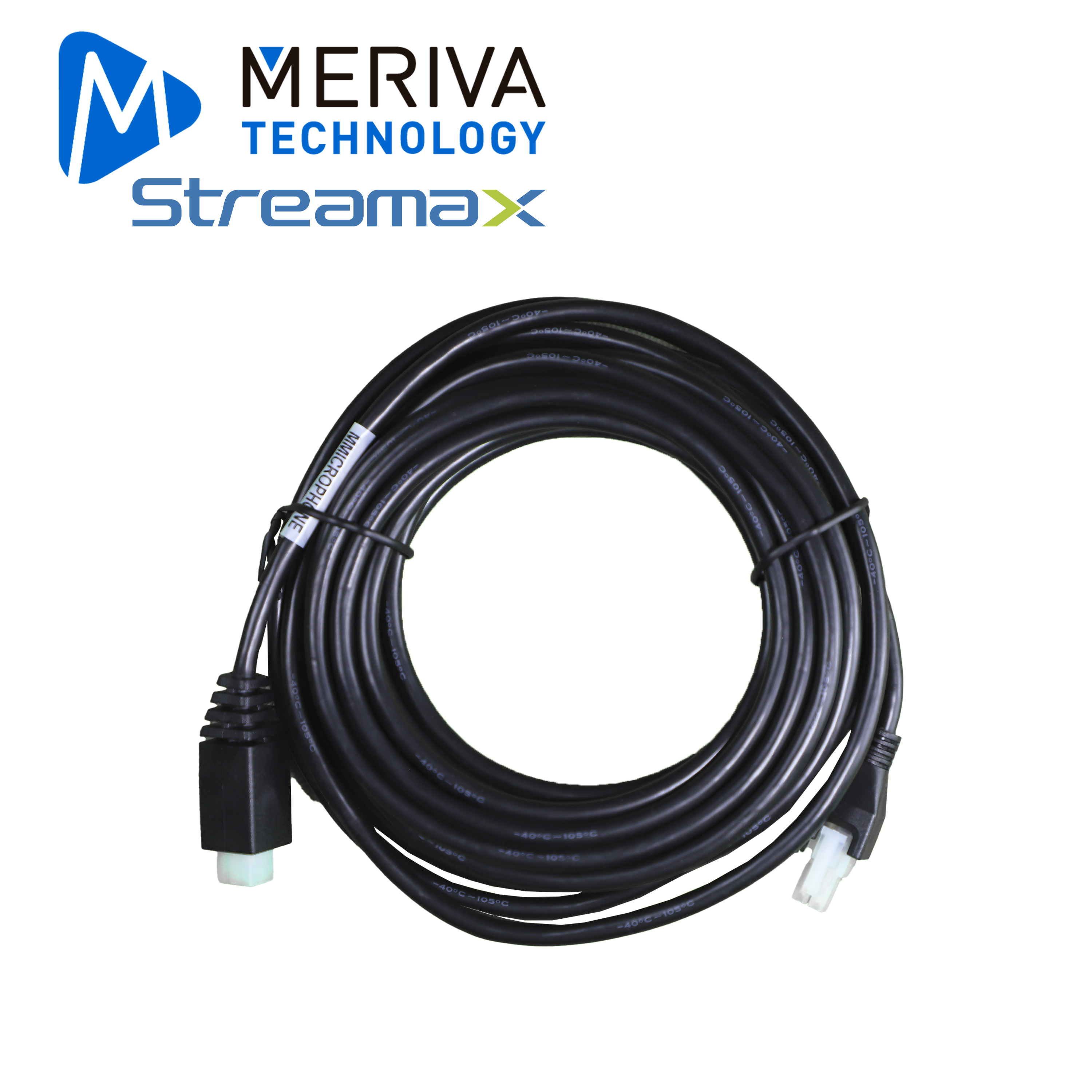 Cable para Microfono Streamax Mmicrophone / Conector 5557 y 5559-4PIN / 6 Metros / Cable Extensor de Microfono para