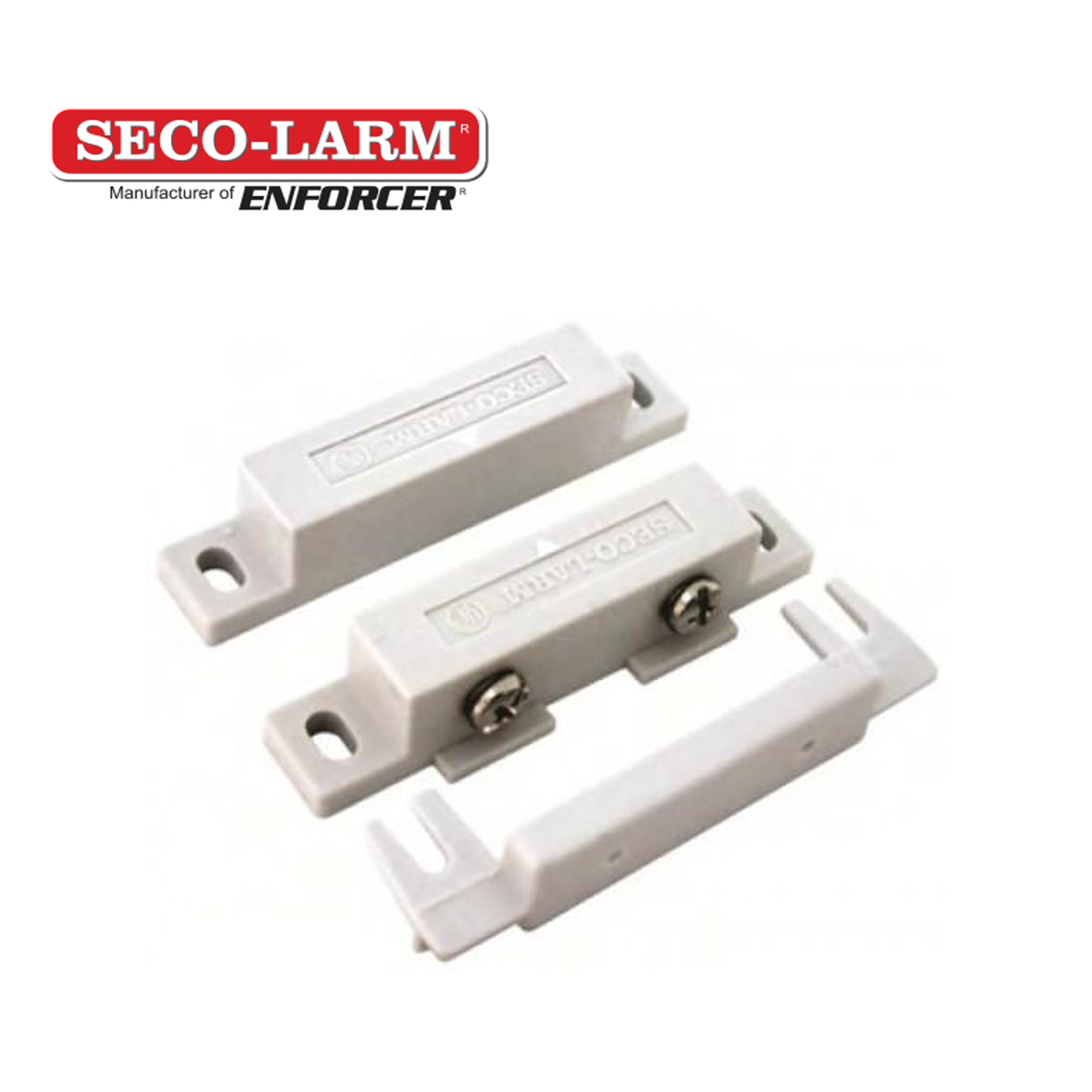 Contacto Magnetico de Montaje en Superficie con Terminal de Tornillo / SECO-LARM SM-200Q/W / Color Blanco Separacion de