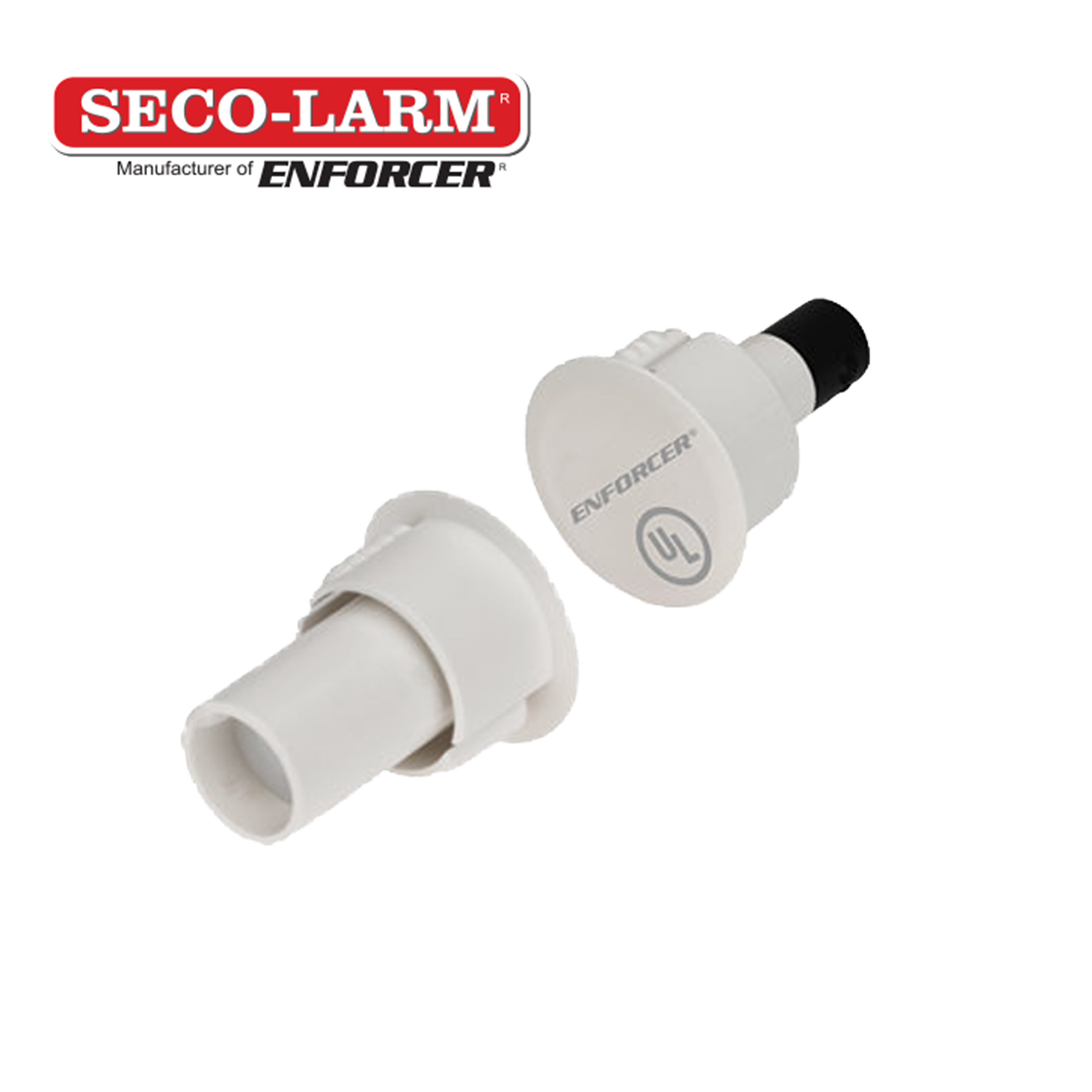 Contacto Magnetico de Montaje Empotrado SECO-LARM SM-4104-TQ/W Blanco / Separacion de 1 Pulgada 25 MM / Terminales de