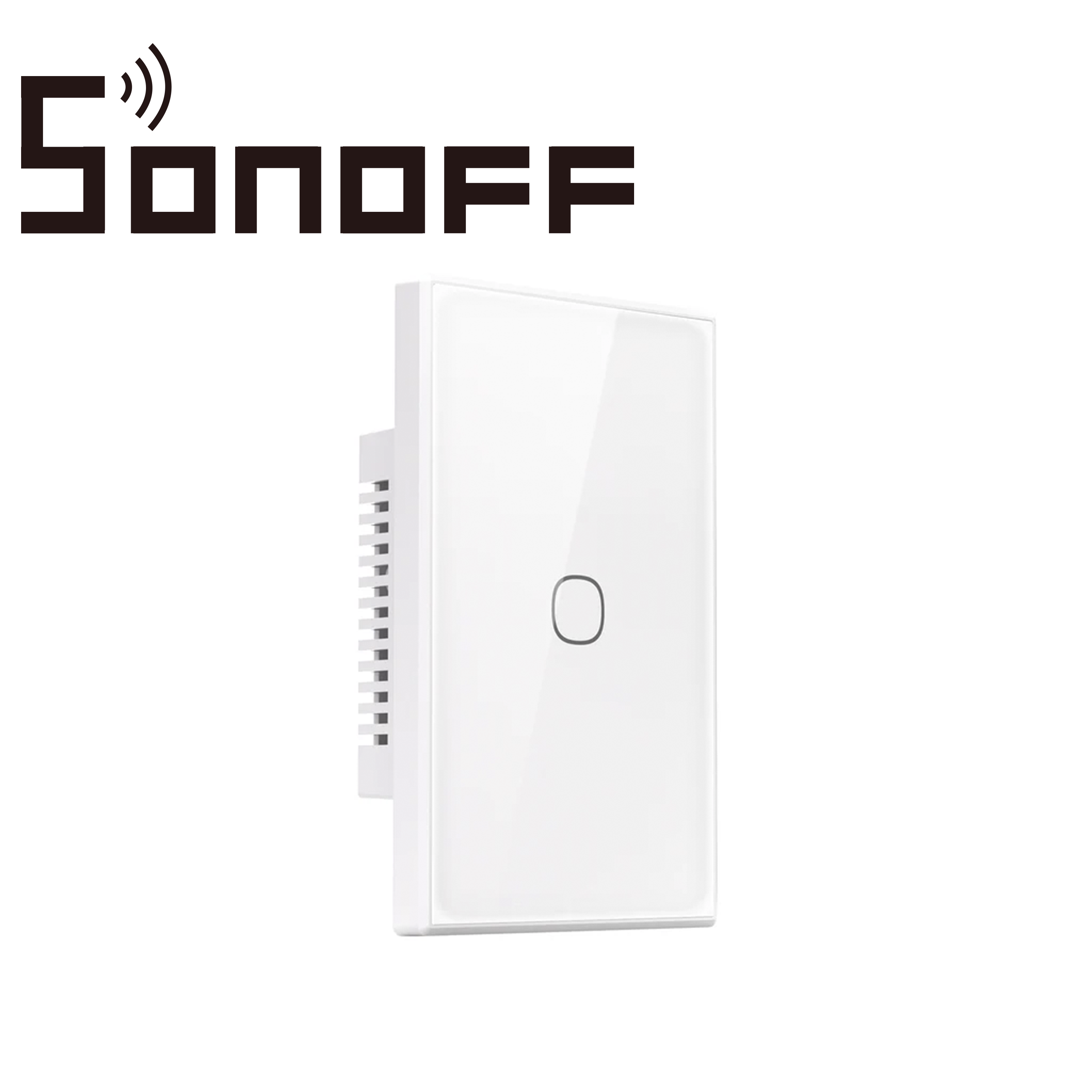 Apagador de Pared Touch TX GEN2 Sonoff T6-1C-120M / 1CH On/Off Inalámbrico / WiFi 2.4GHZ / Color Blanco / Matter