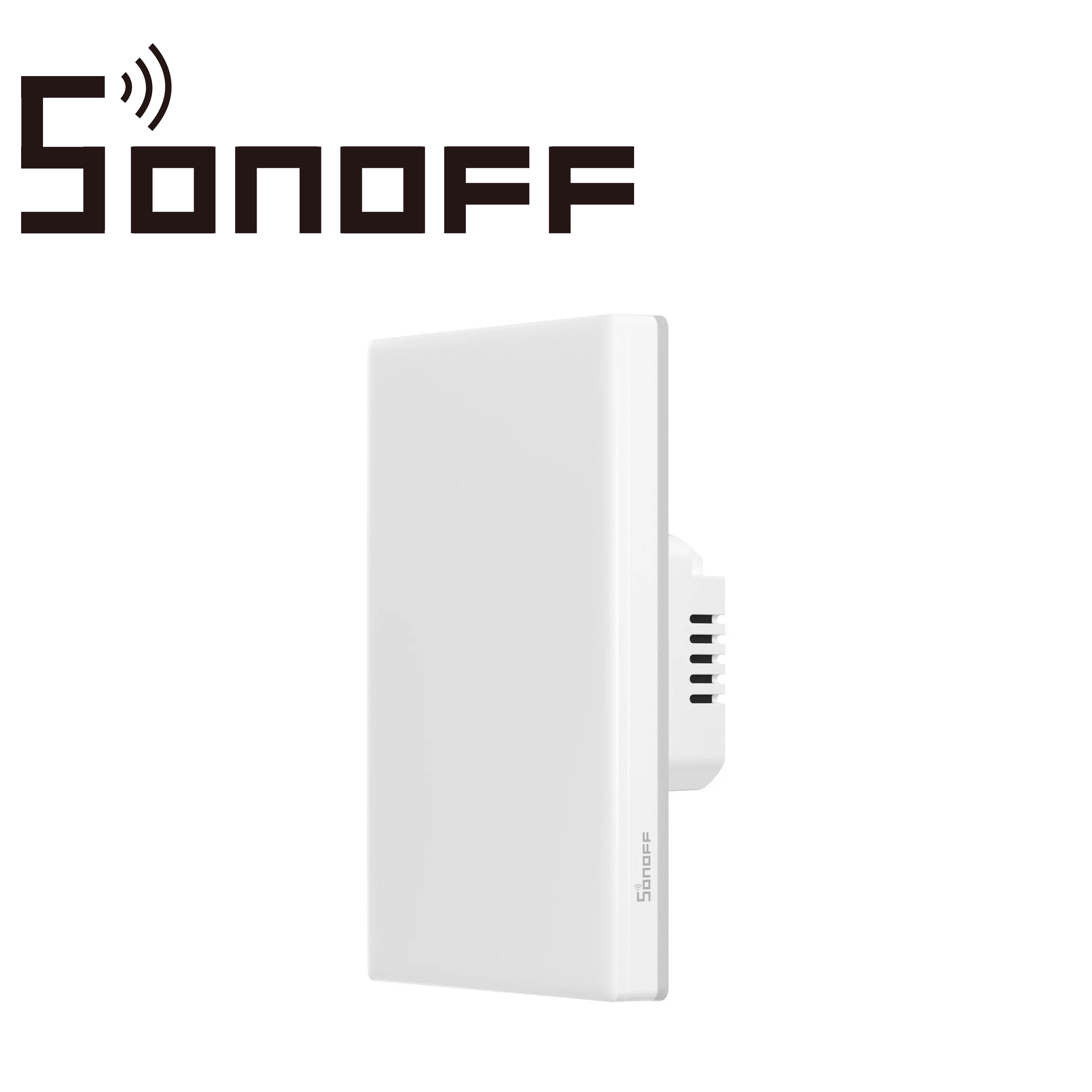 Apagador de Pared Touch TX Ultimate Sonoff T5-1C-120 / 1CH On/Off Inalámbrico / WiFi 2.4GHZ / Color Blanco / LUZ