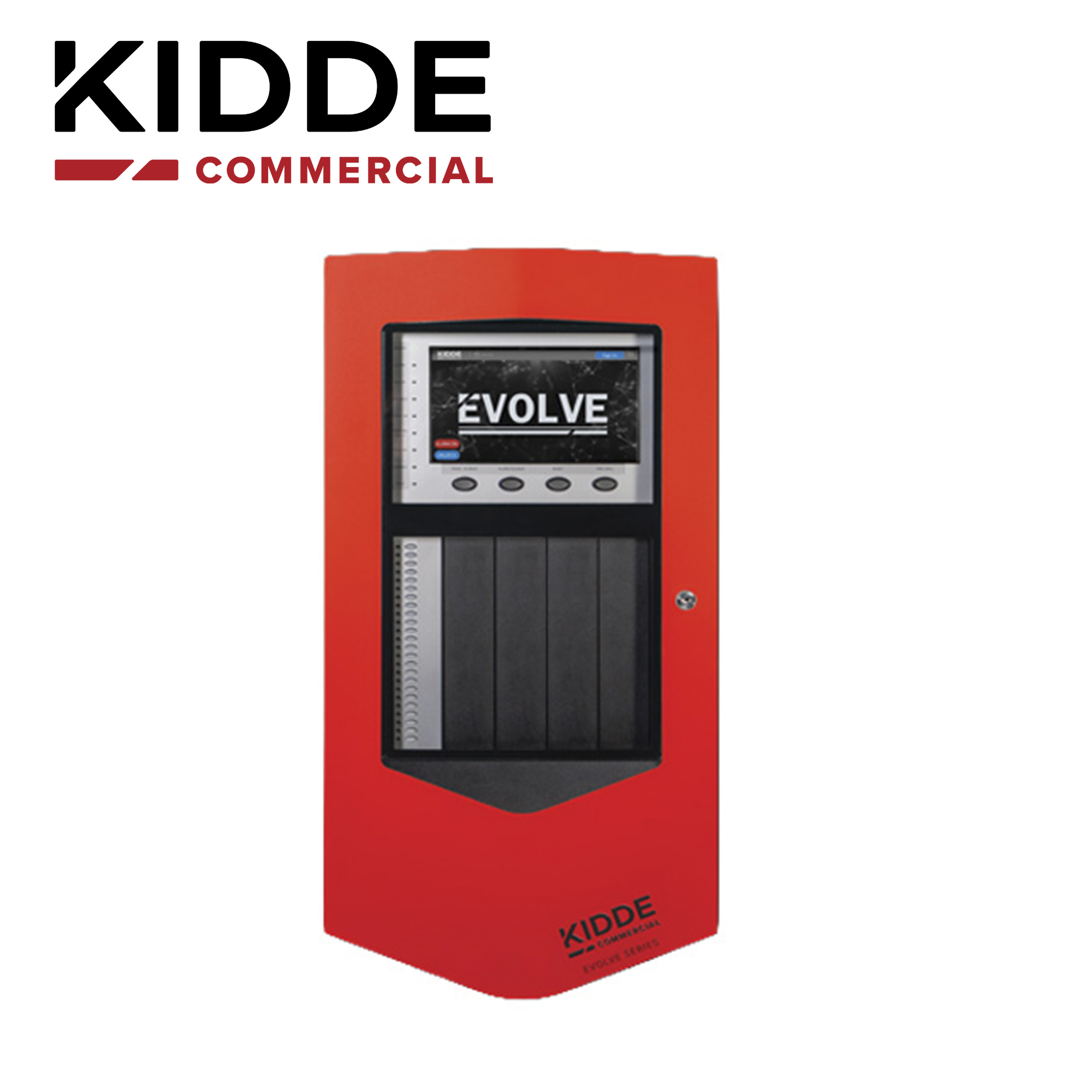 Panel de Incendio Inteligente con Pantalla Tactil / EVOLVE-ML-R Kidde / 10 Pulgadas / Hasta 1000 Puntos 500 Detectores