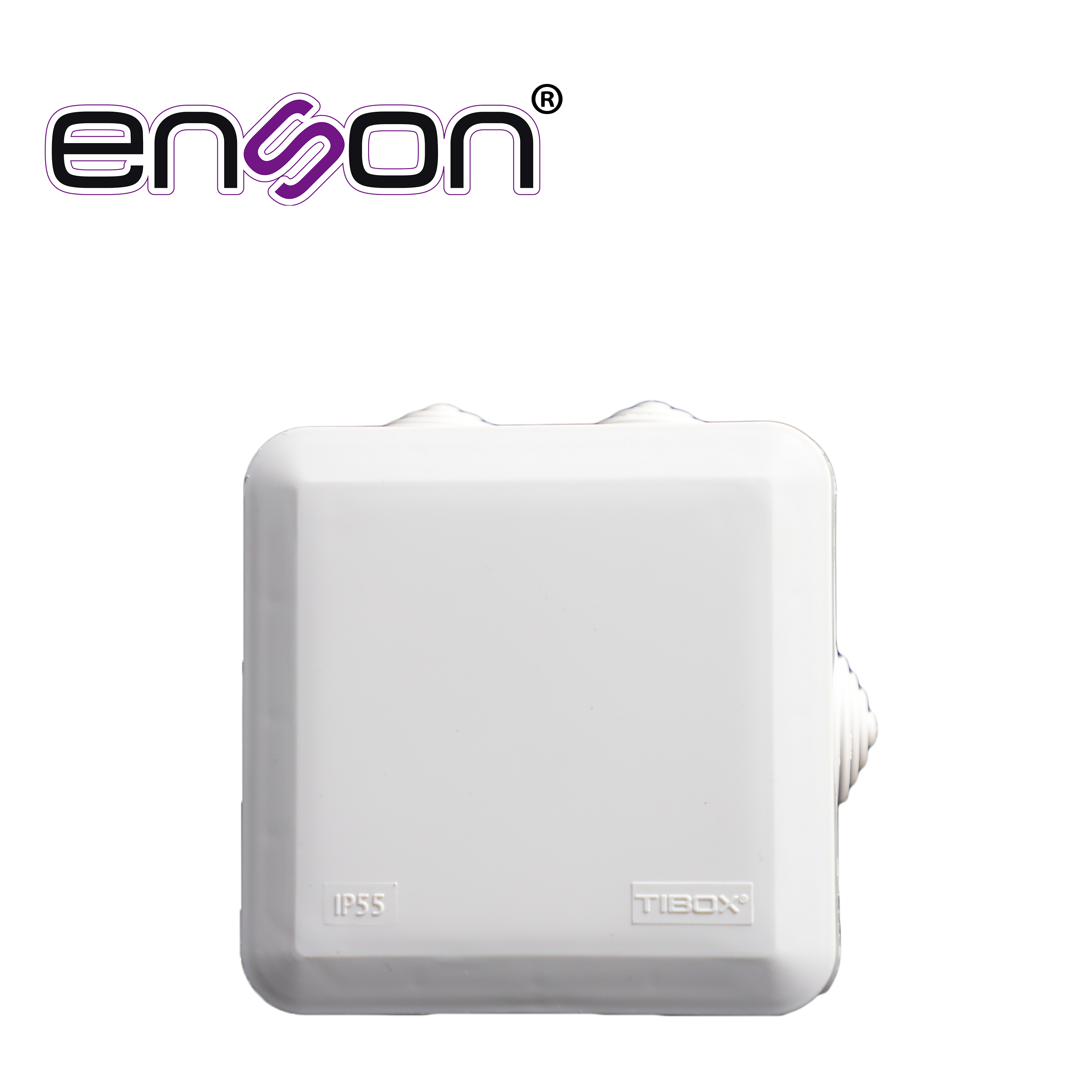 Caja Plástica Enson ENS-PCB0909 Fabricada en Plástico ABS Gris / Dimensiones 89 × 89 × 50 MM / Grado de Protección IP55