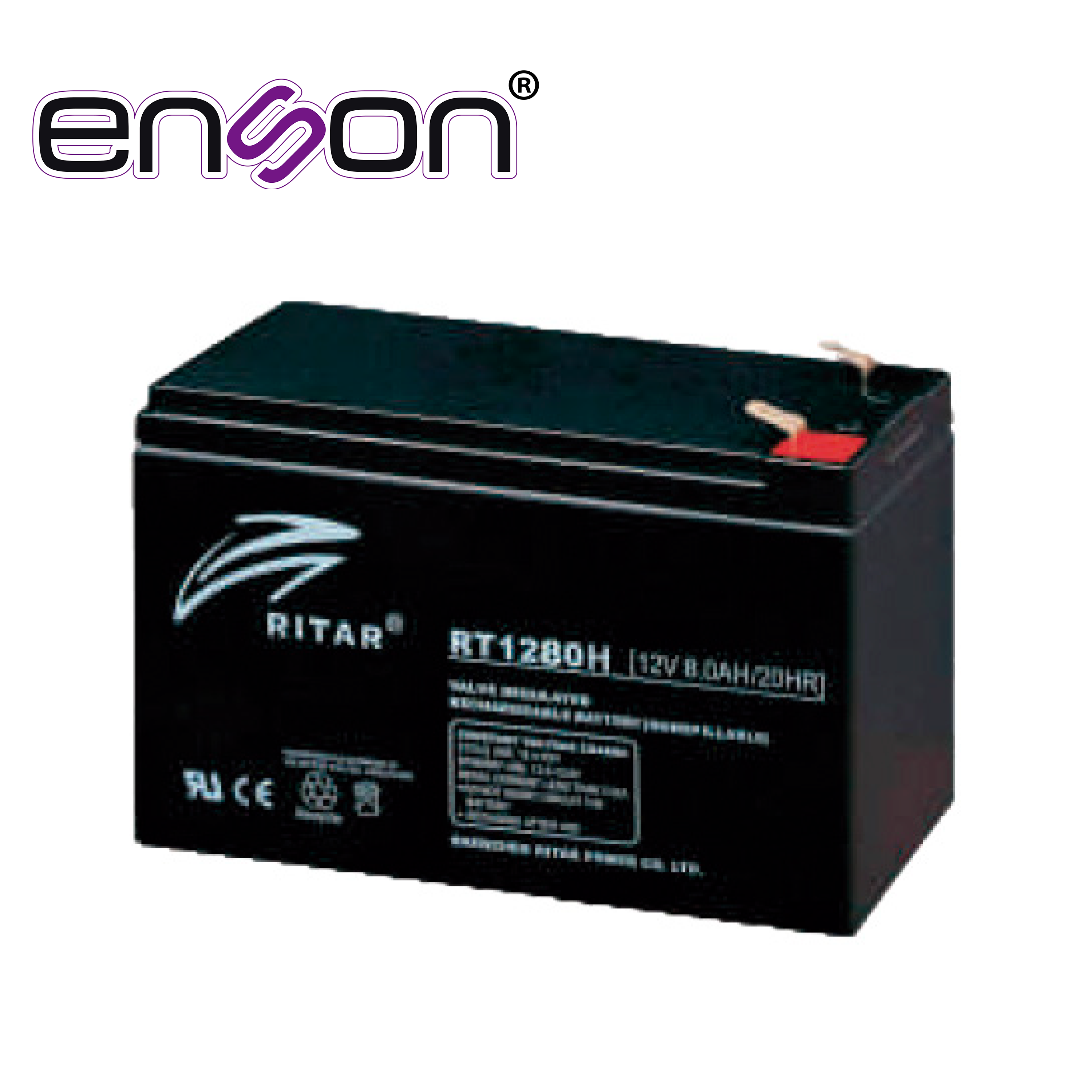 Batería de Reemplazo Enson ENS-BT712R / 12V 7AH / Base PLOMO-ACIDO / Compatible con UPS Enson ENS- EA260