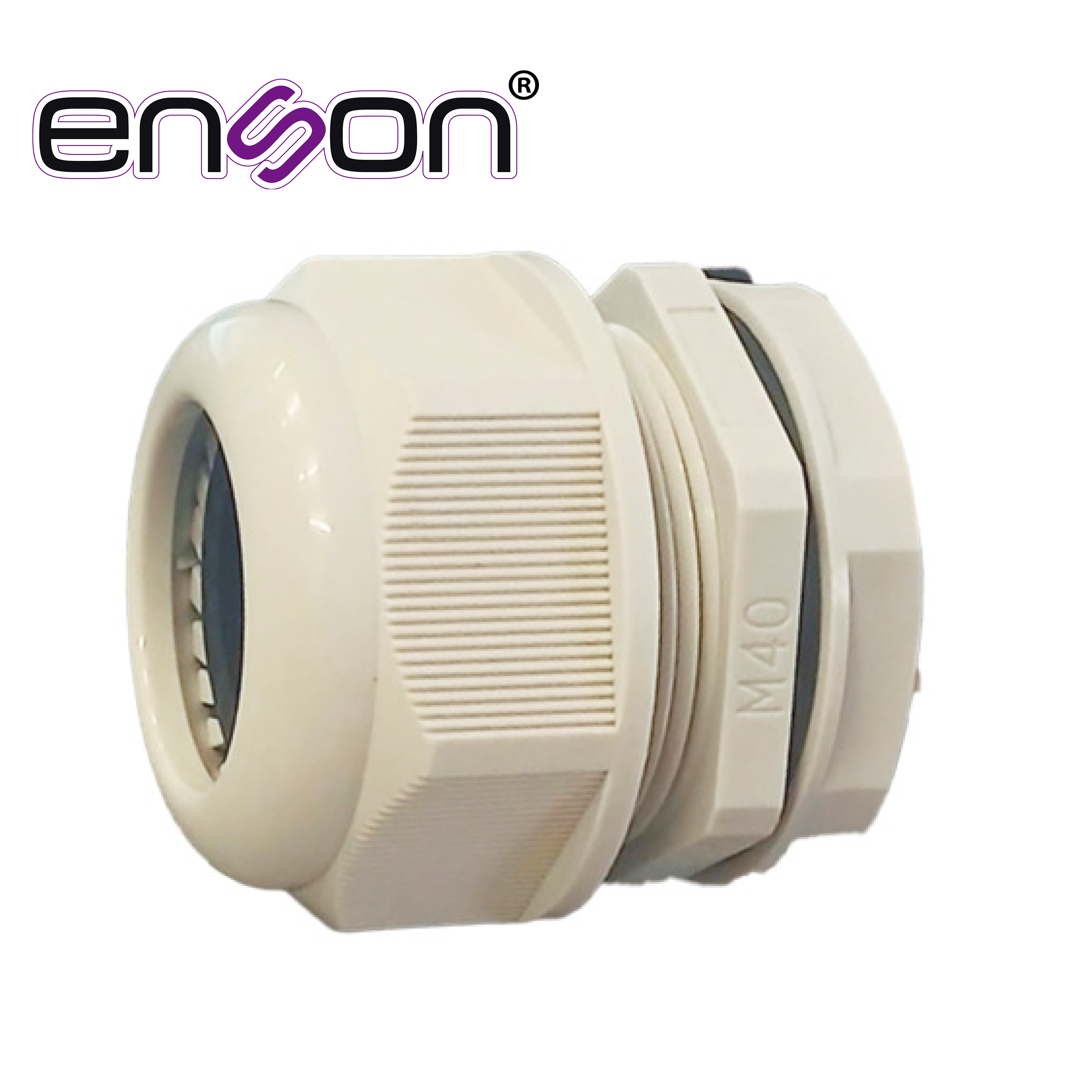 Glandula Plástica Enson ENS-CG40 para Cajas Plasticas / Diametro de Conexión 40 MM / Brinda Sujecion Segura y Sellado
