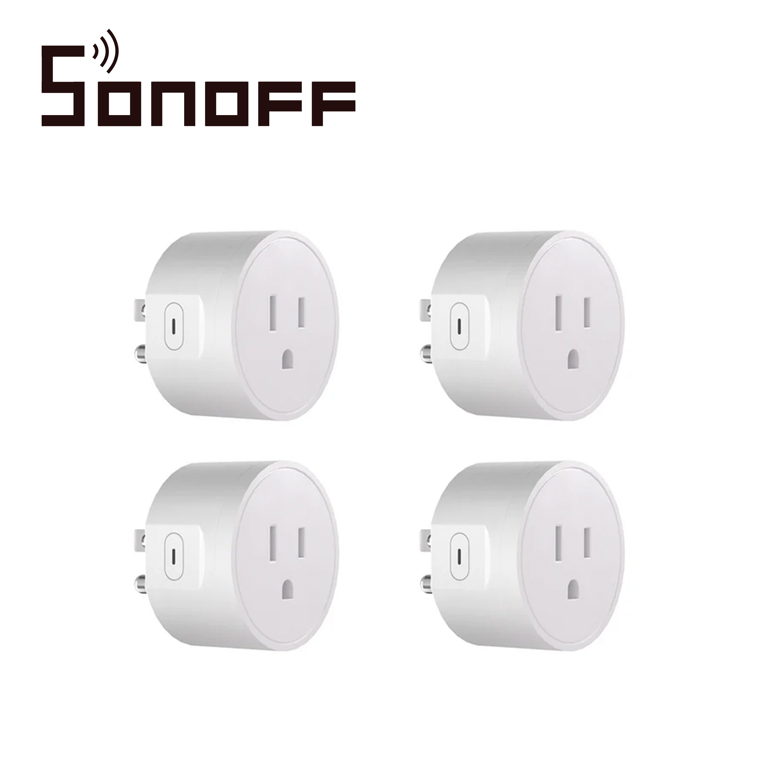 Contacto On/Off Sonoff S41STPB /Paquete de 4 Piezas /Matter/ WiFi/ Soluciones Smart Home / Compatible con Google Home