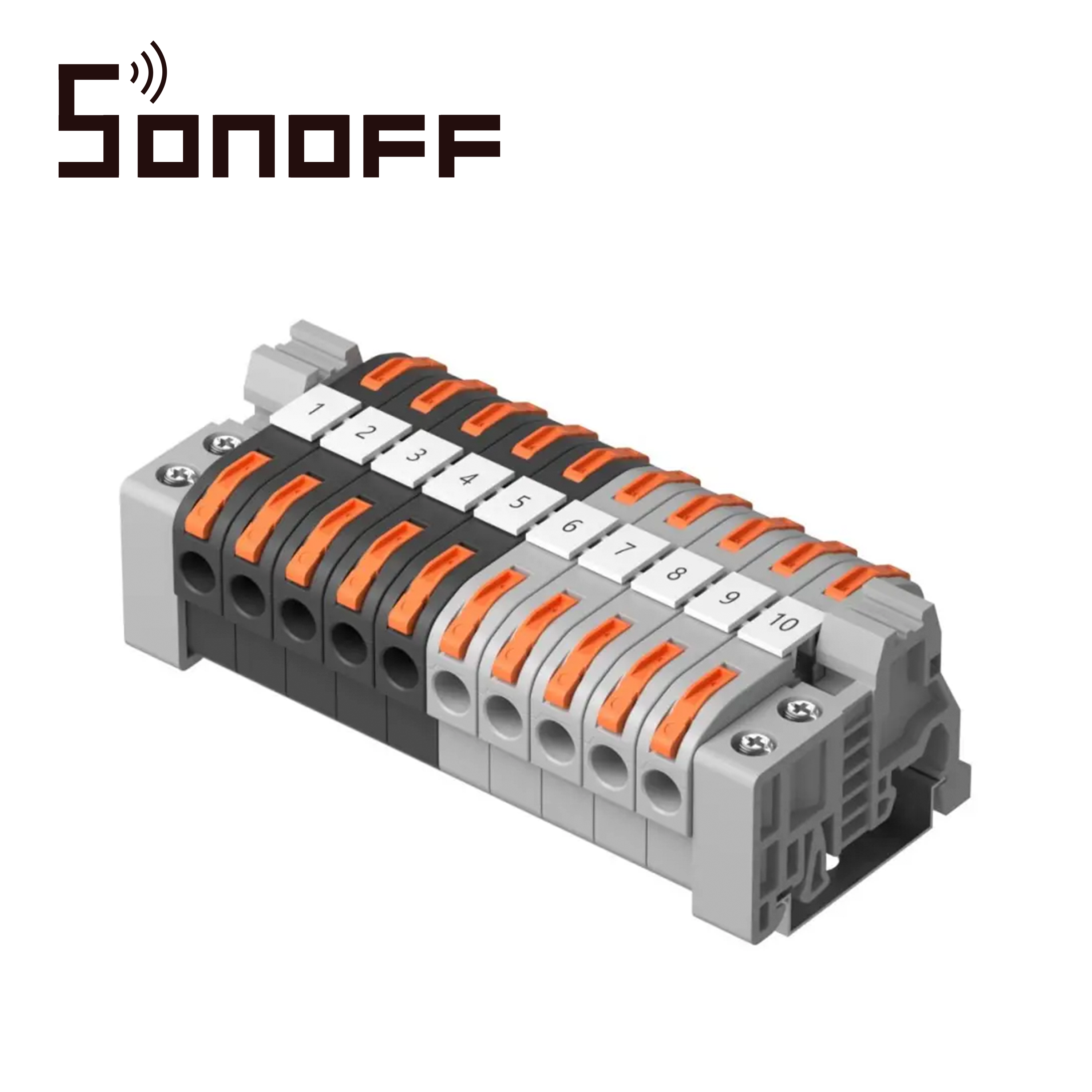 Conectores de Empalme Rapido y Montaje en Riel DIN Sonoff 211 / Juego de 20 Conectores Rapids/ Compatibles con Cables