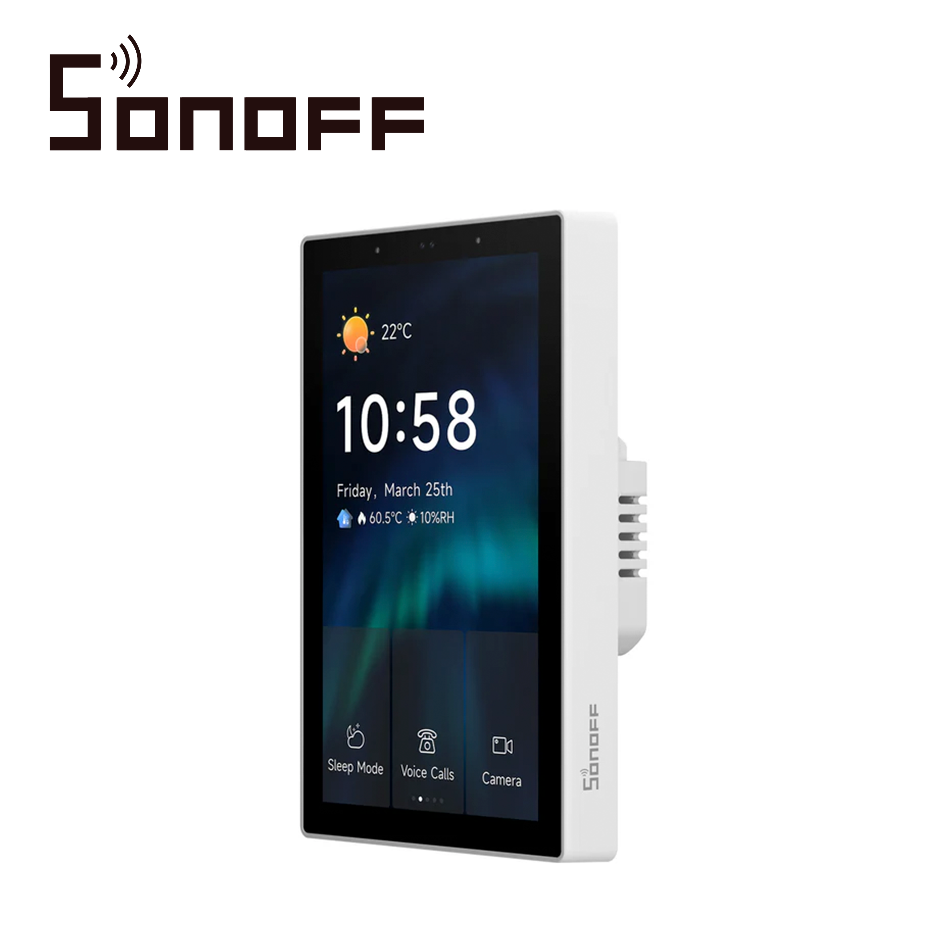 Panel de Control para Casa Inteligente Sonoff NSPANEL120PW/ Color Blanco/ Pantalla Touch de 4.7 Pulgadas / HUB Zigbee