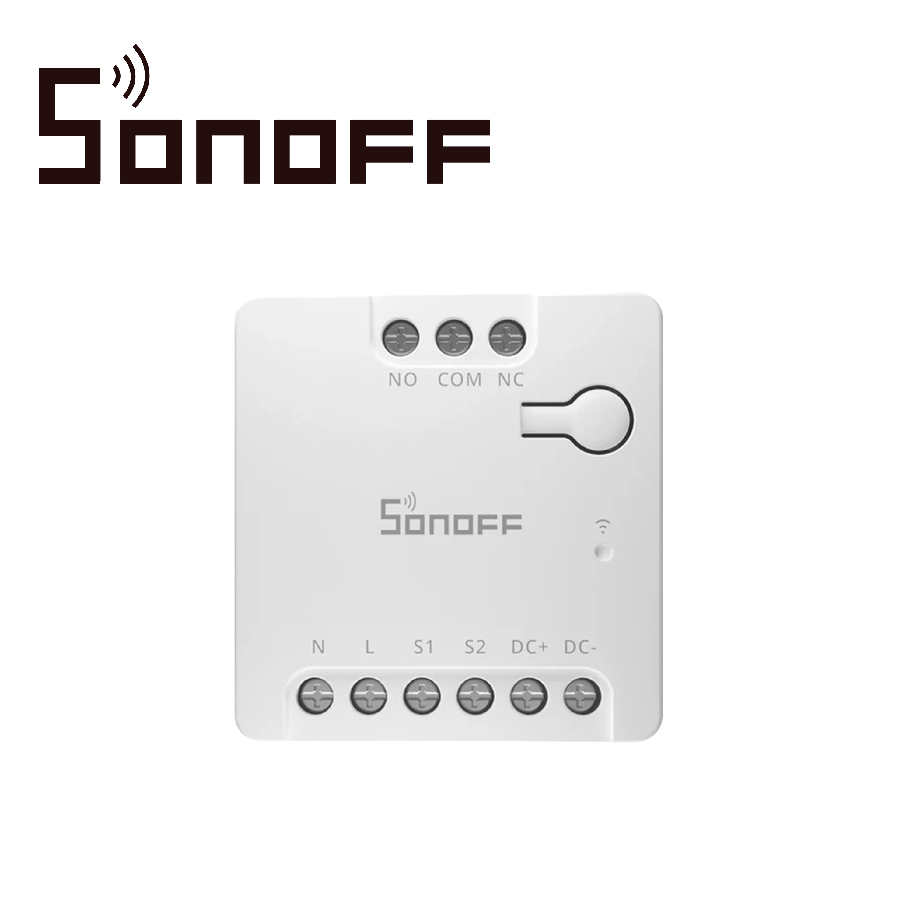 Interruptor Inteligente Matter Salida Pulso Seco Sonoff MINI-D / Compatible Soluciones de CC de Baja Potencia Máximo 8W