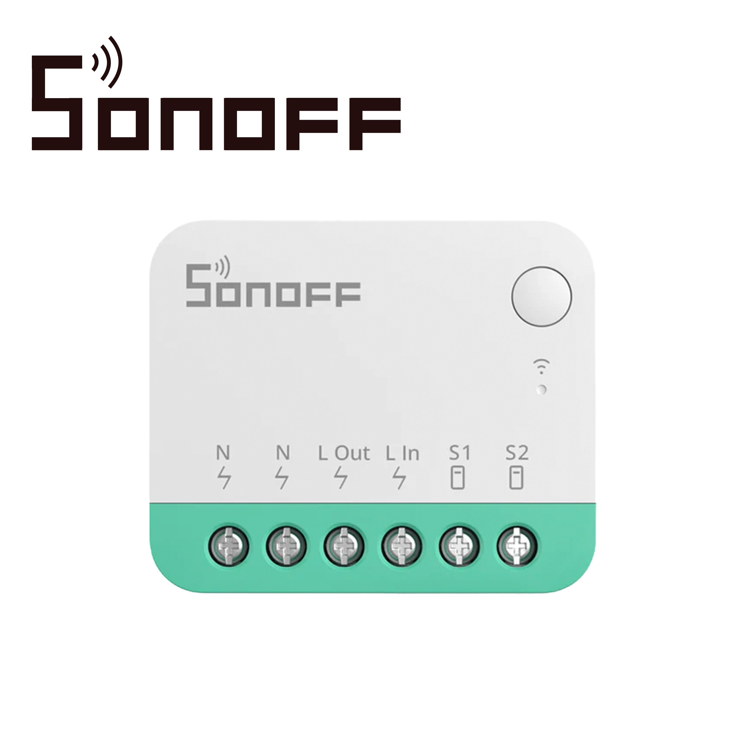 Mini Interruptor Inwall On/Off Sonoff MINIR4M / WiFi 2.4GHZ/ Matter / Controla UN Apagador / Solucion de Smart Home