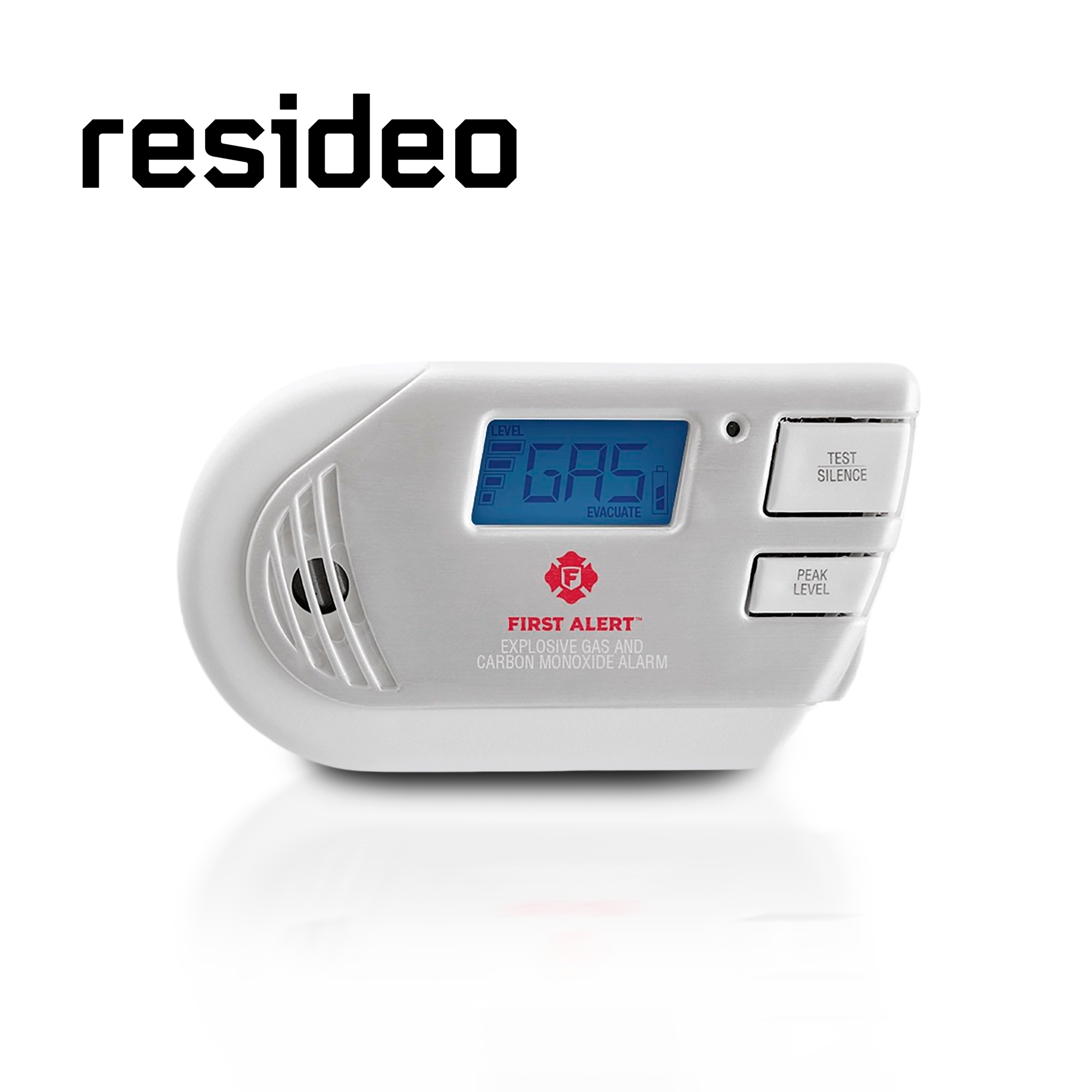 Detector de GAS Explosivo Resideo BRK 1039760 / Blanco / Detección de GAS Metano GAS Propano y Monoxido de Carbono