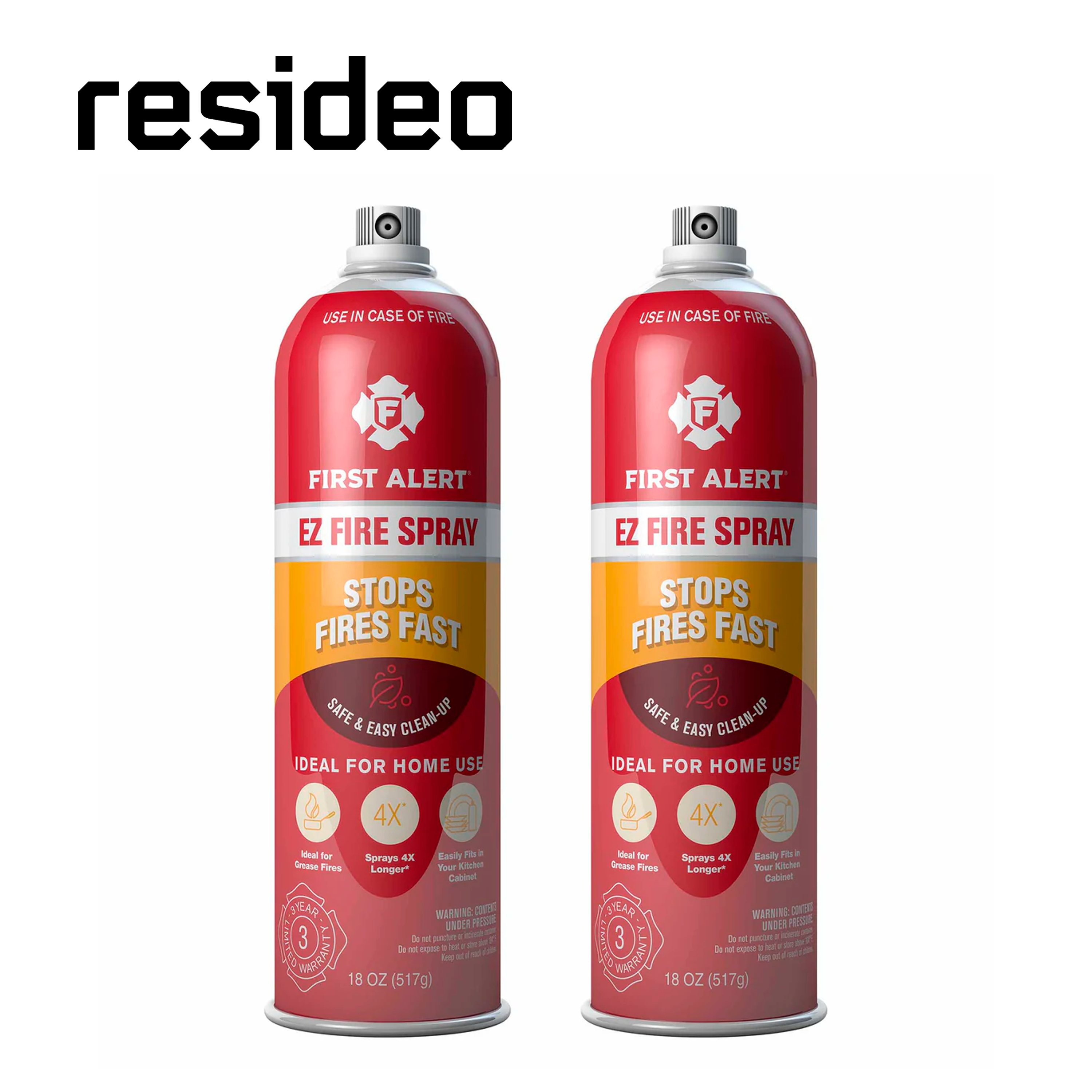 Extinguidor Portatil Resideo RBK AF400-12HMX / Tipo Aerosol / NO Corrosivo / SE Homologa a Nfpa