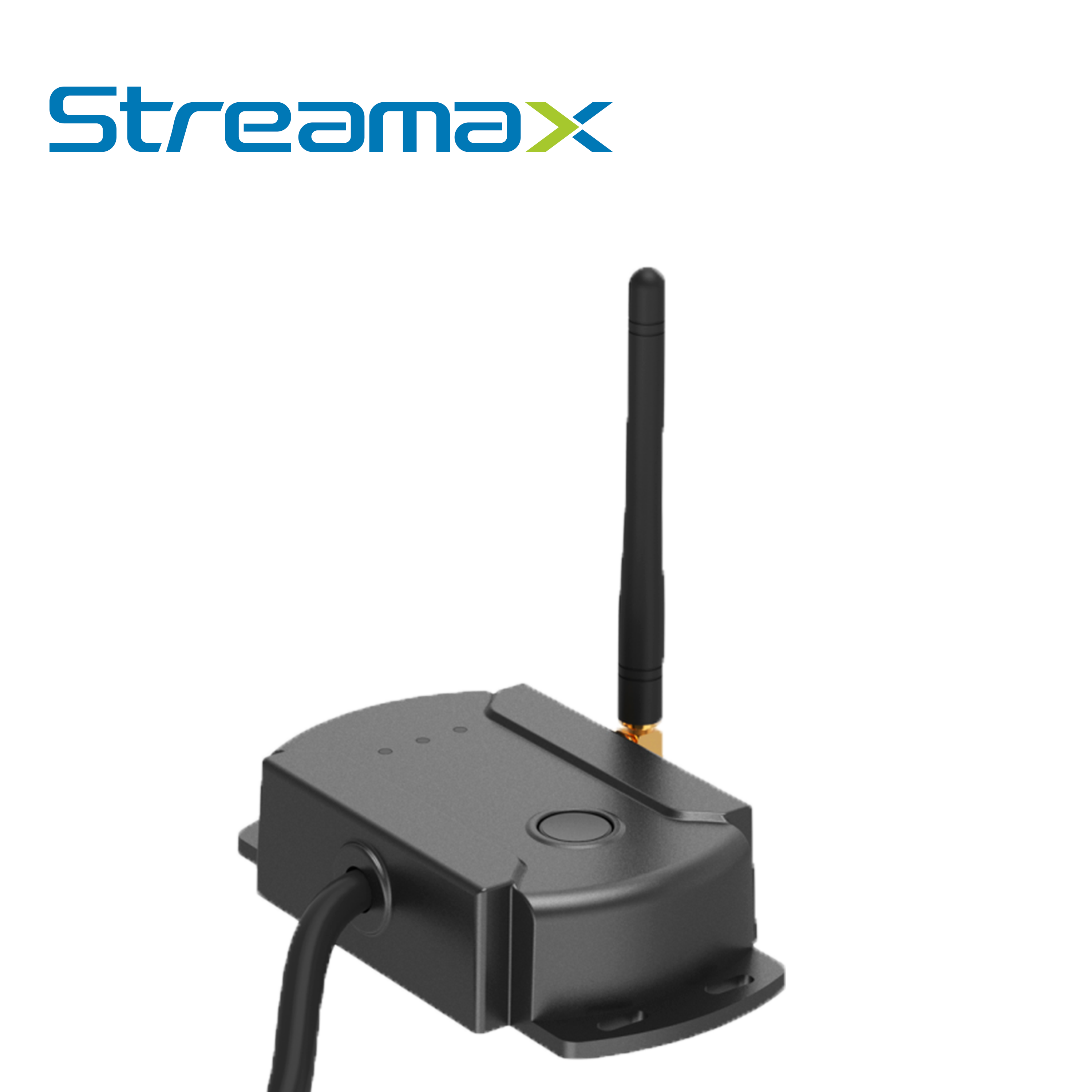 Receptor Inalámbrico AHD Streamax MCA42-3.0R / UN Extremo Conector Hembra M12 de 4 Pines / Otro Extremo Cable de Salida