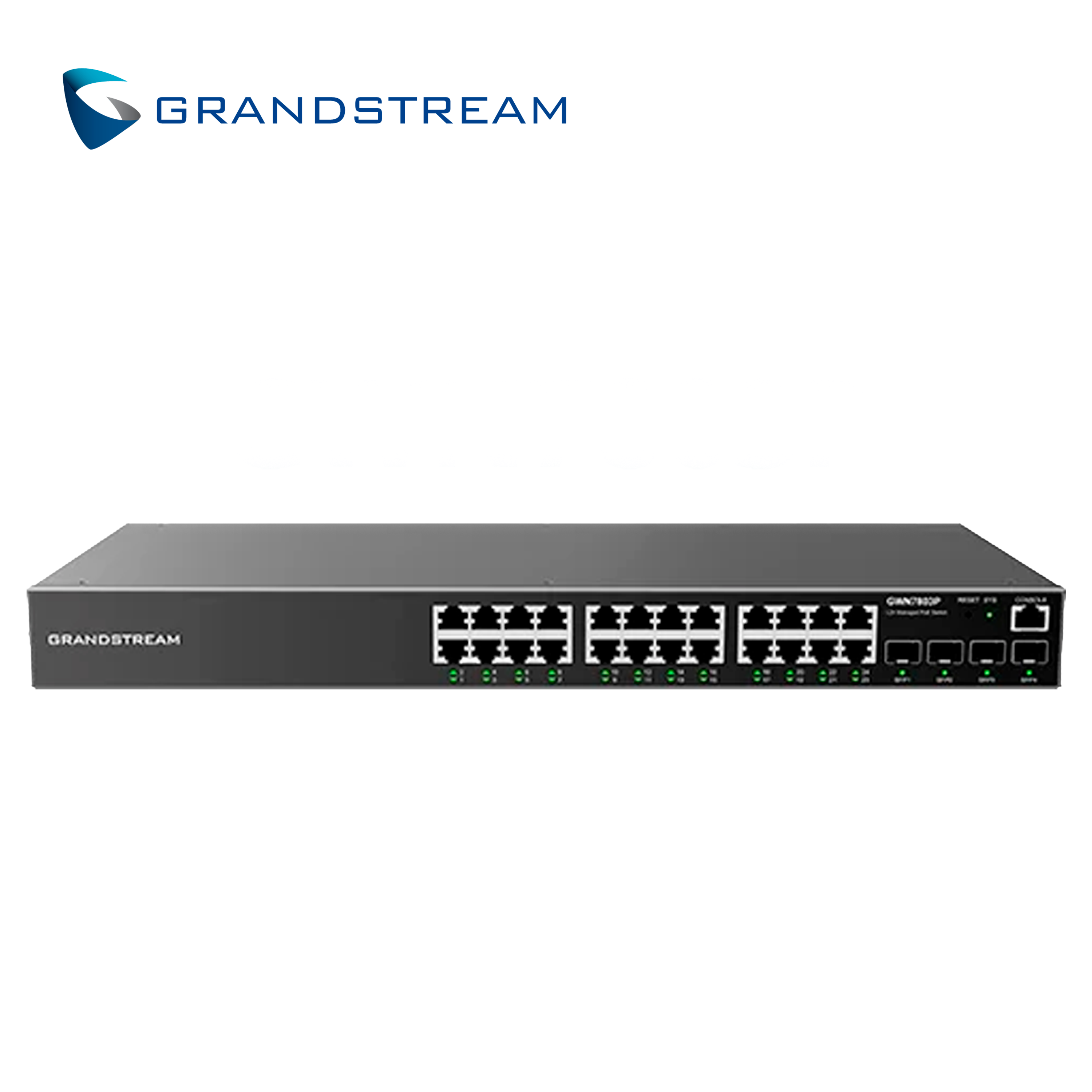 GWN7803PL PRO Switch PoE Administrable Grandstream Capa 2+ / 24 Puertos Gigabit Ethernet Poe/Poe+/Poe++ / 2 Puertos