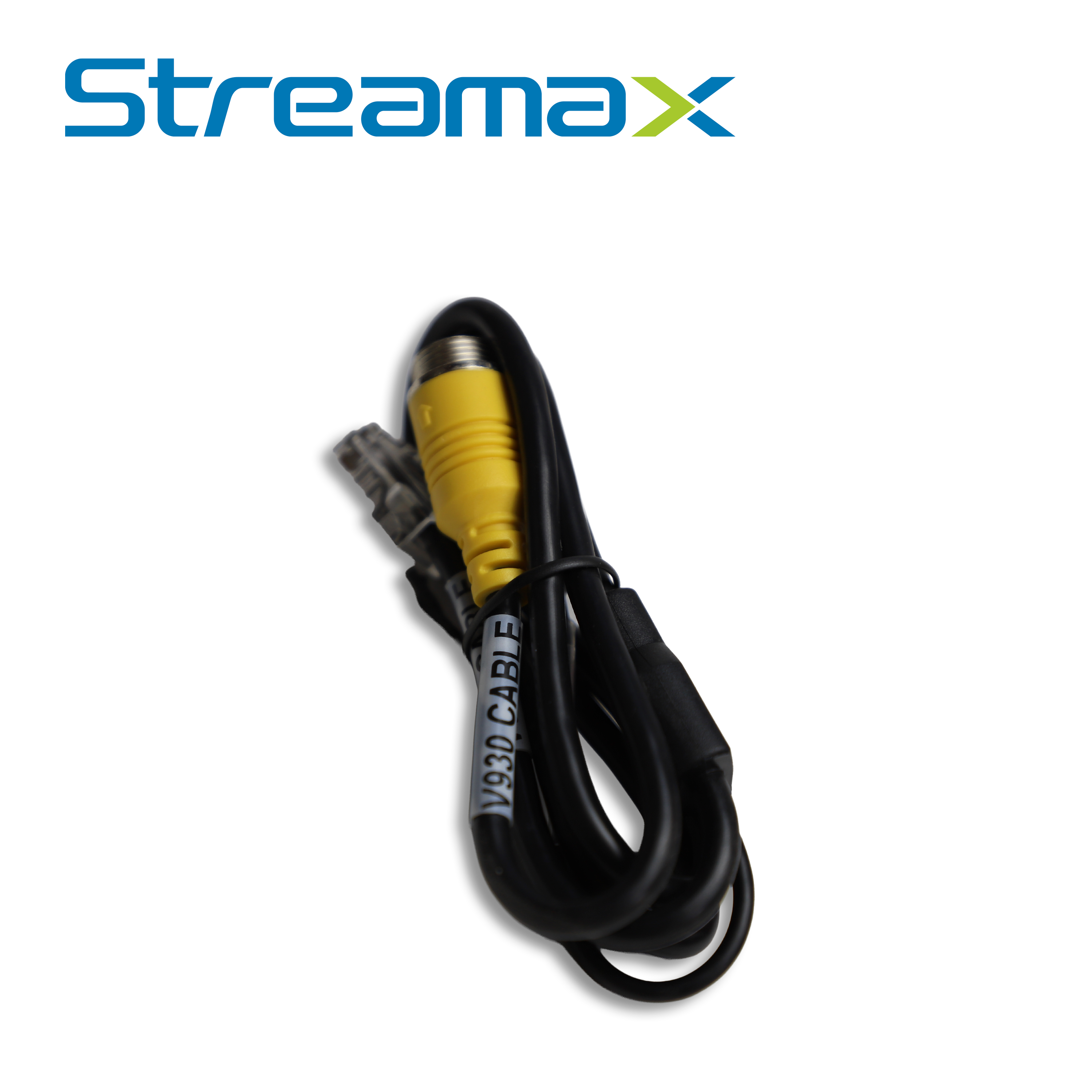 Cable DIN de Aviacion Streamax V930 Cable / 6 Pines / 0.8 Metros / Conector Macho 6 Pines / Extremo Conector Macho RJ45
