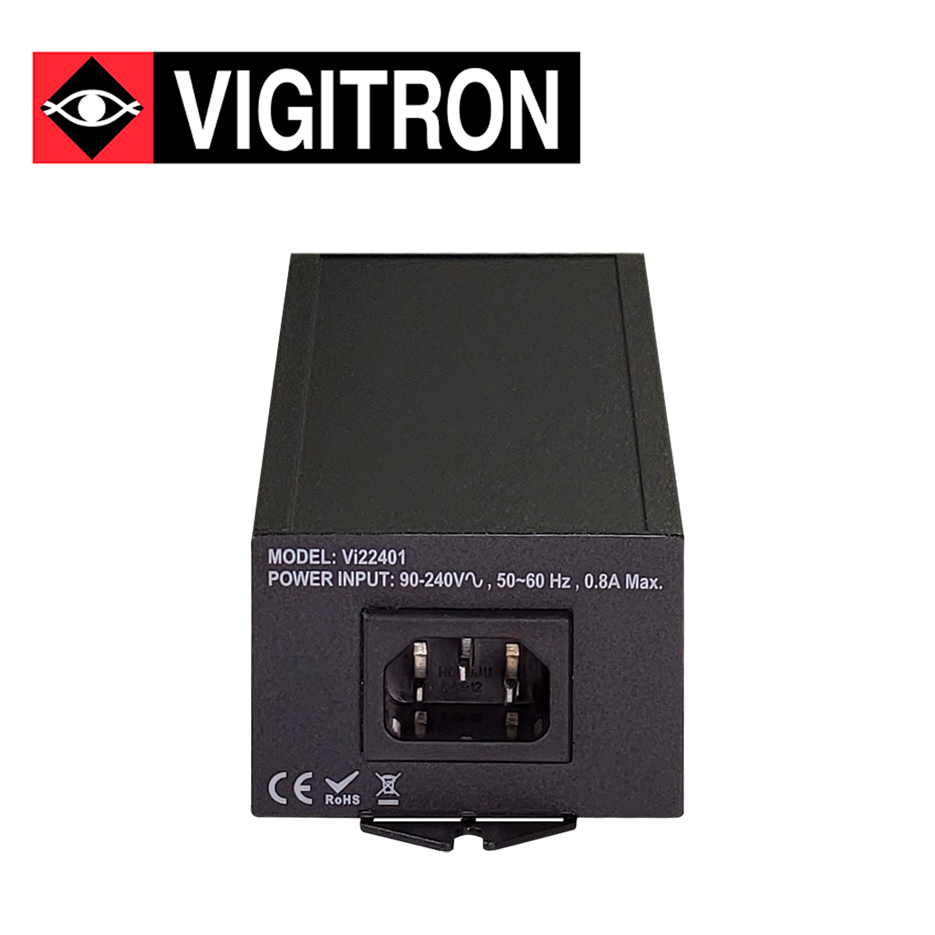 Inyector PoE Vigitron VI22401U / Compatible PoE Af/At/Bt / Fuente Alimentación Activa Integrada 60W / 10M/100M/1000M
