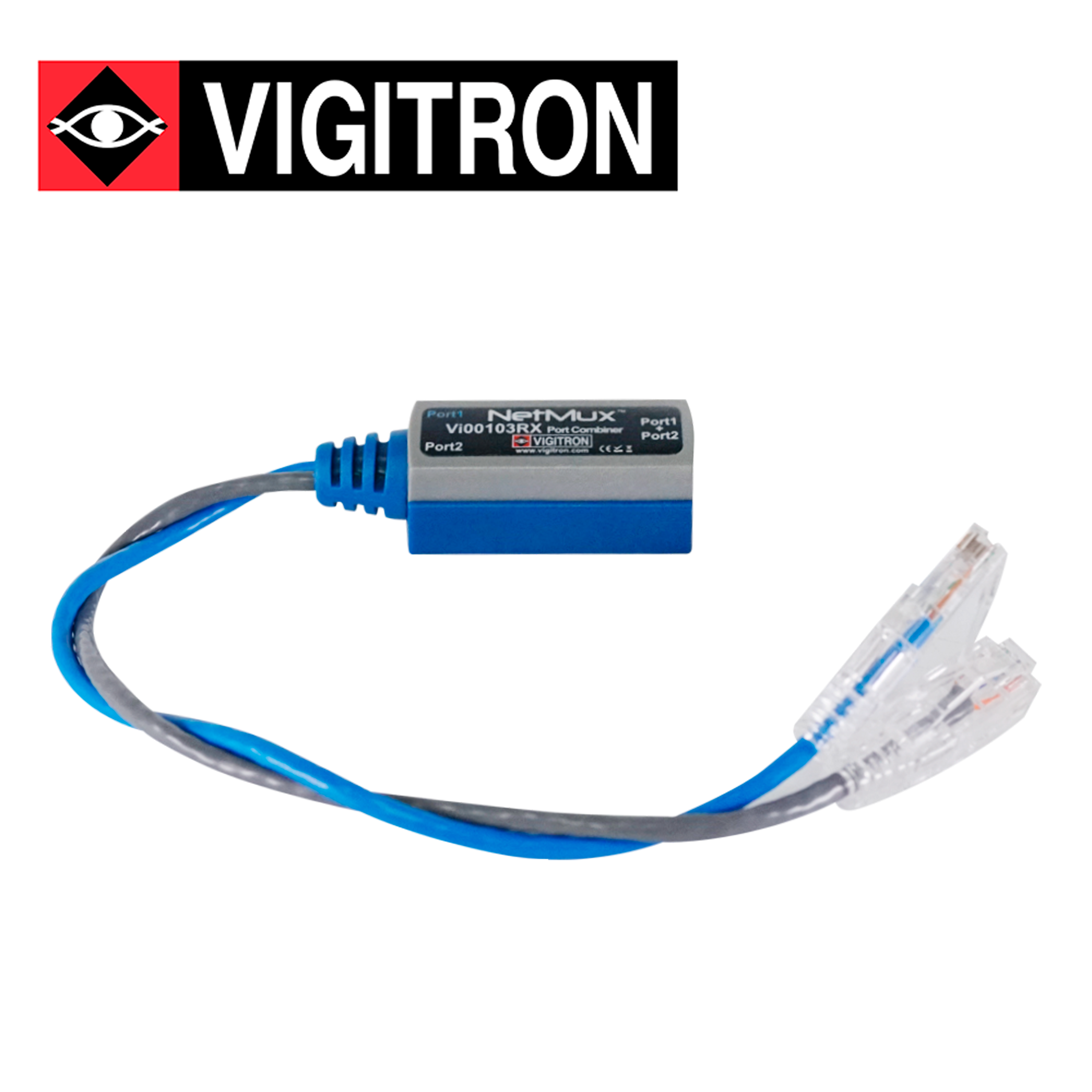 Multiplexor Vigitron VI00103 / Hasta 37W a Cada Salida / Hasta 2 Dispositivos / NO Requiere Fuente de Alimentación