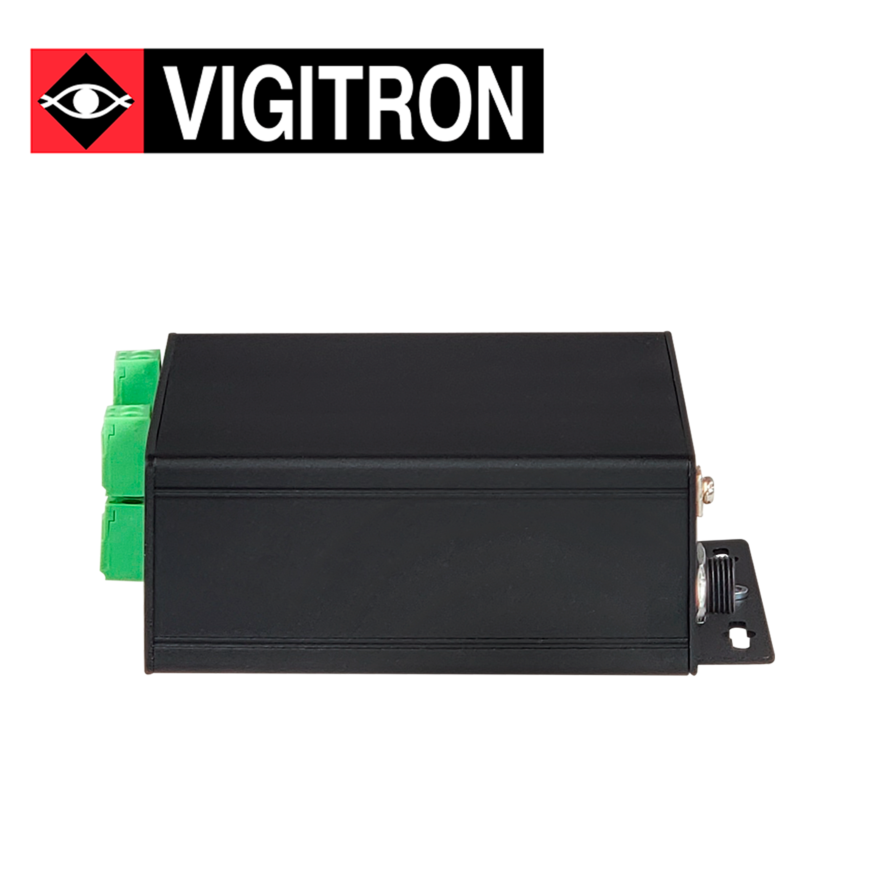 Receptor Ethernet PAR Unico y PoE 914 Metros Vigitron Modelo VI27001/ 4 Puertos / UTP / PoE AF AT / 36W / Requiere 12 V