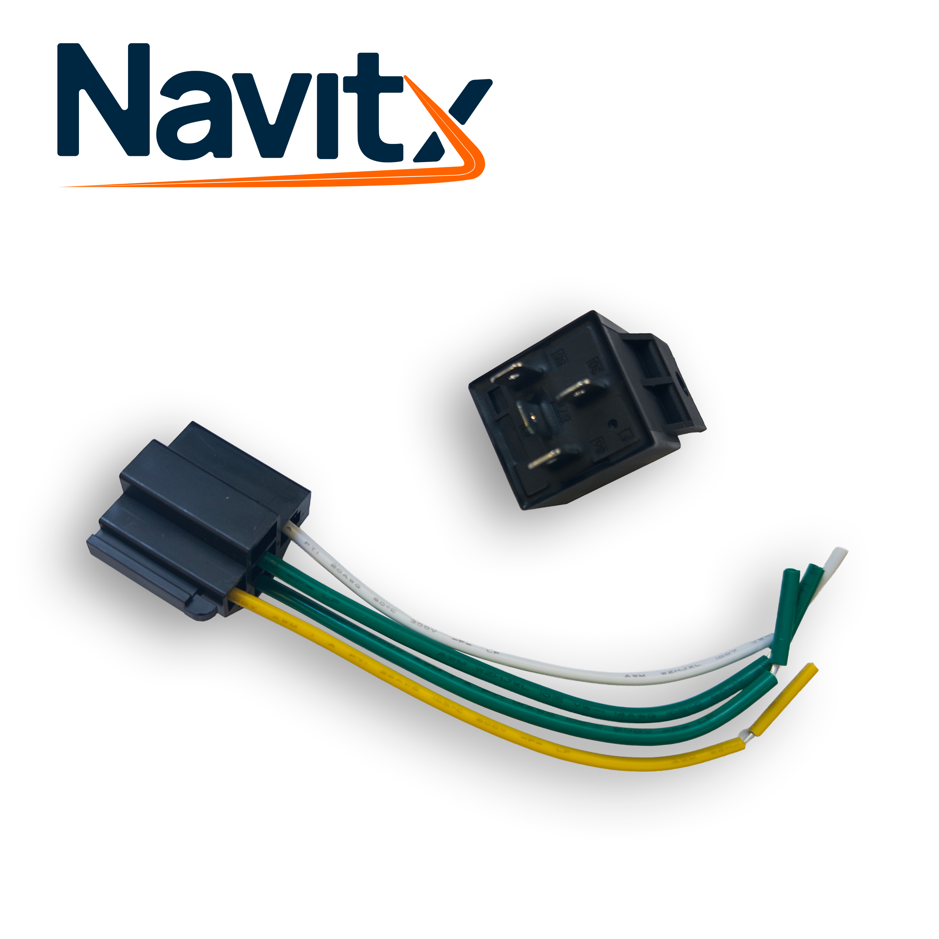 Relevador para Rastreado Vehicular Navitx NAV-RELAY21 / Compatible con NAV21N / Controla Apertura y Cierre de