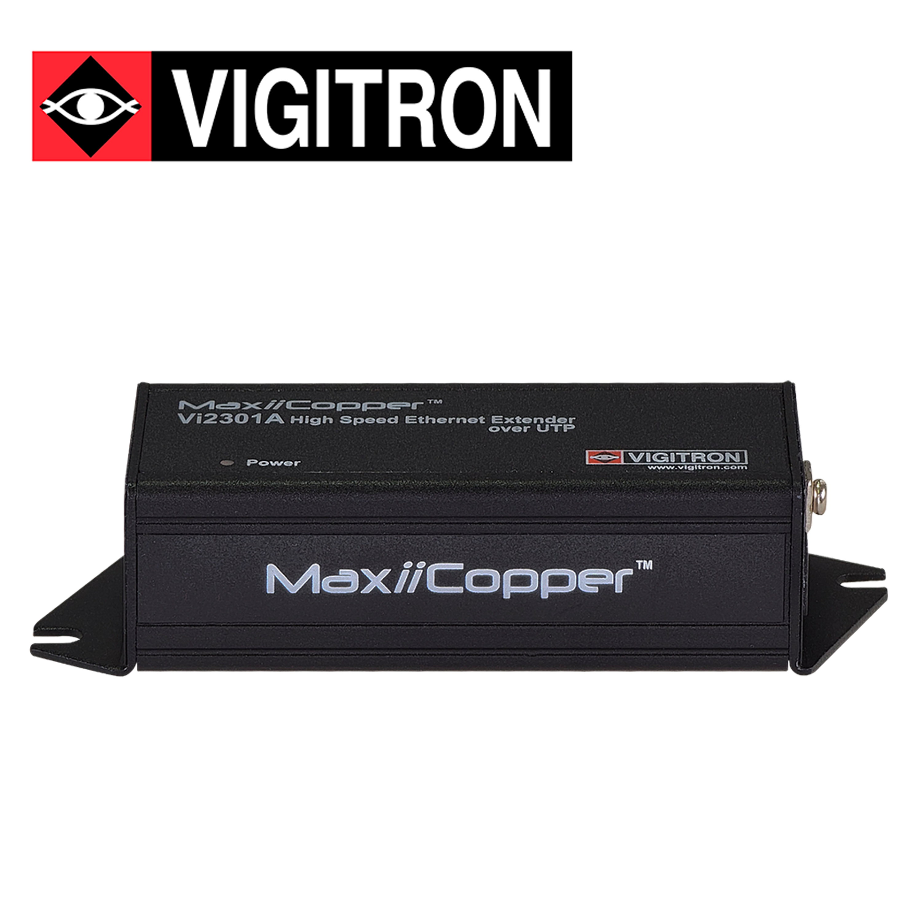 Extensor Ethernet PoE Vigitron VI2301A / 1 Puerto / UTP / PoE AF AT BT / 72W / Requiere Fuente PoE o Fuente Adicional