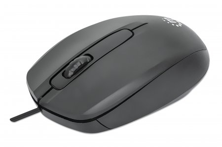 Manhattan mouse USB óptico con cable