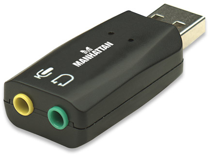 Manhattan adaptador de audio