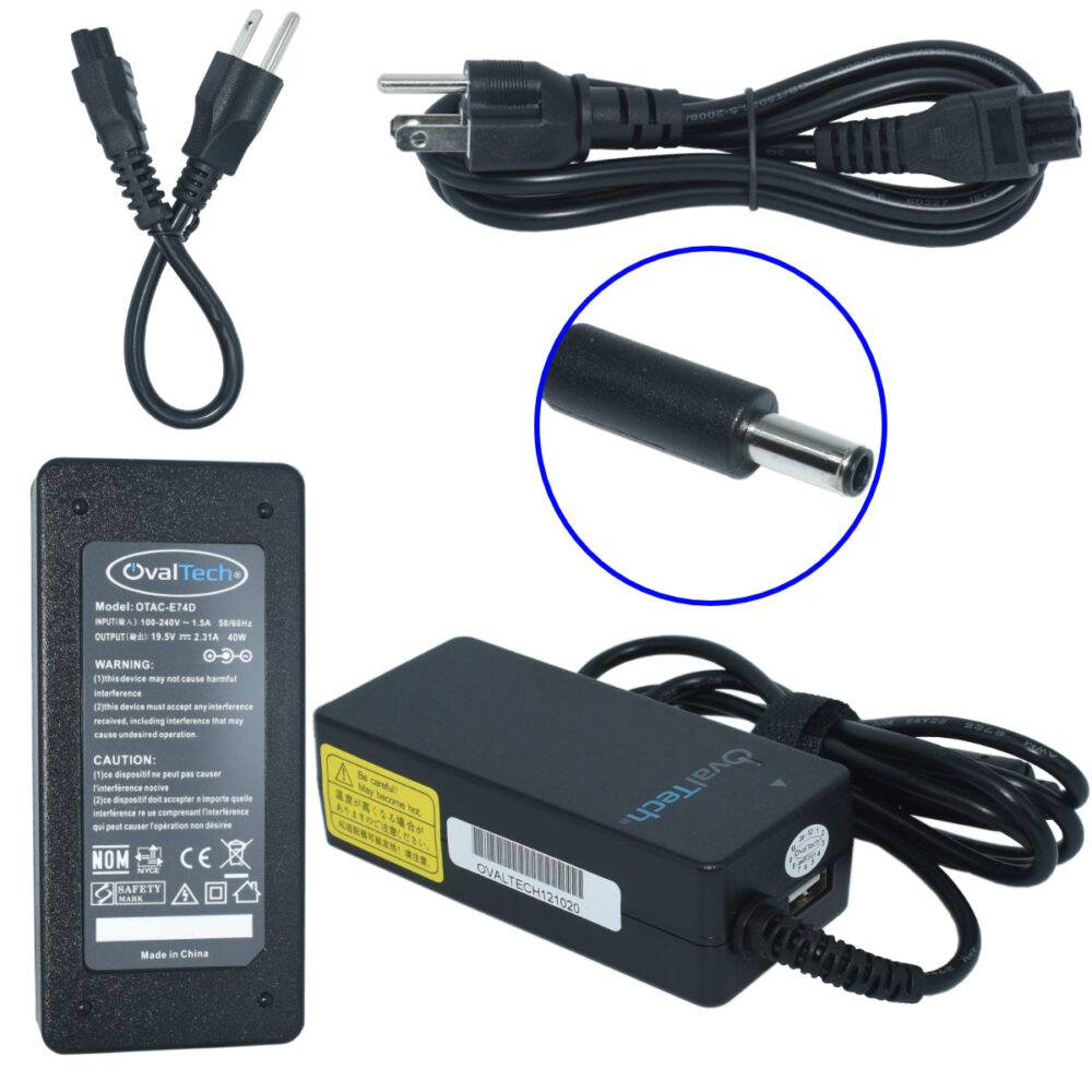 Ovaltech adaptador de corriente para laptop
