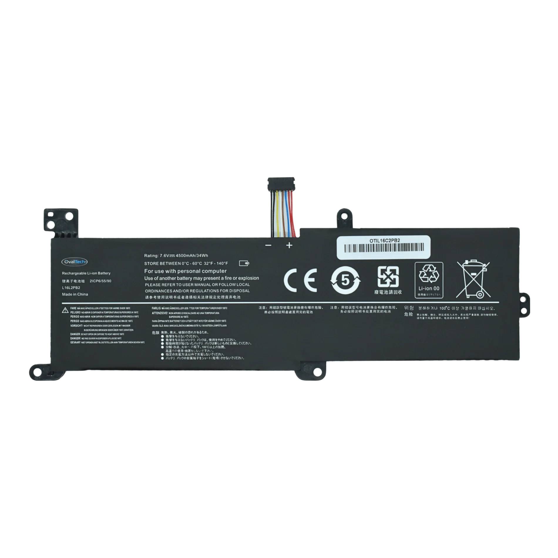 Ovaltech baterias para laptops