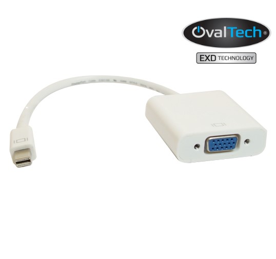 Ovaltech adaptador mini DisplayPort a VGA