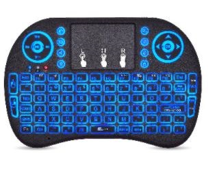 Brobotix teclado mini inalámbrico, recargable, ilumina