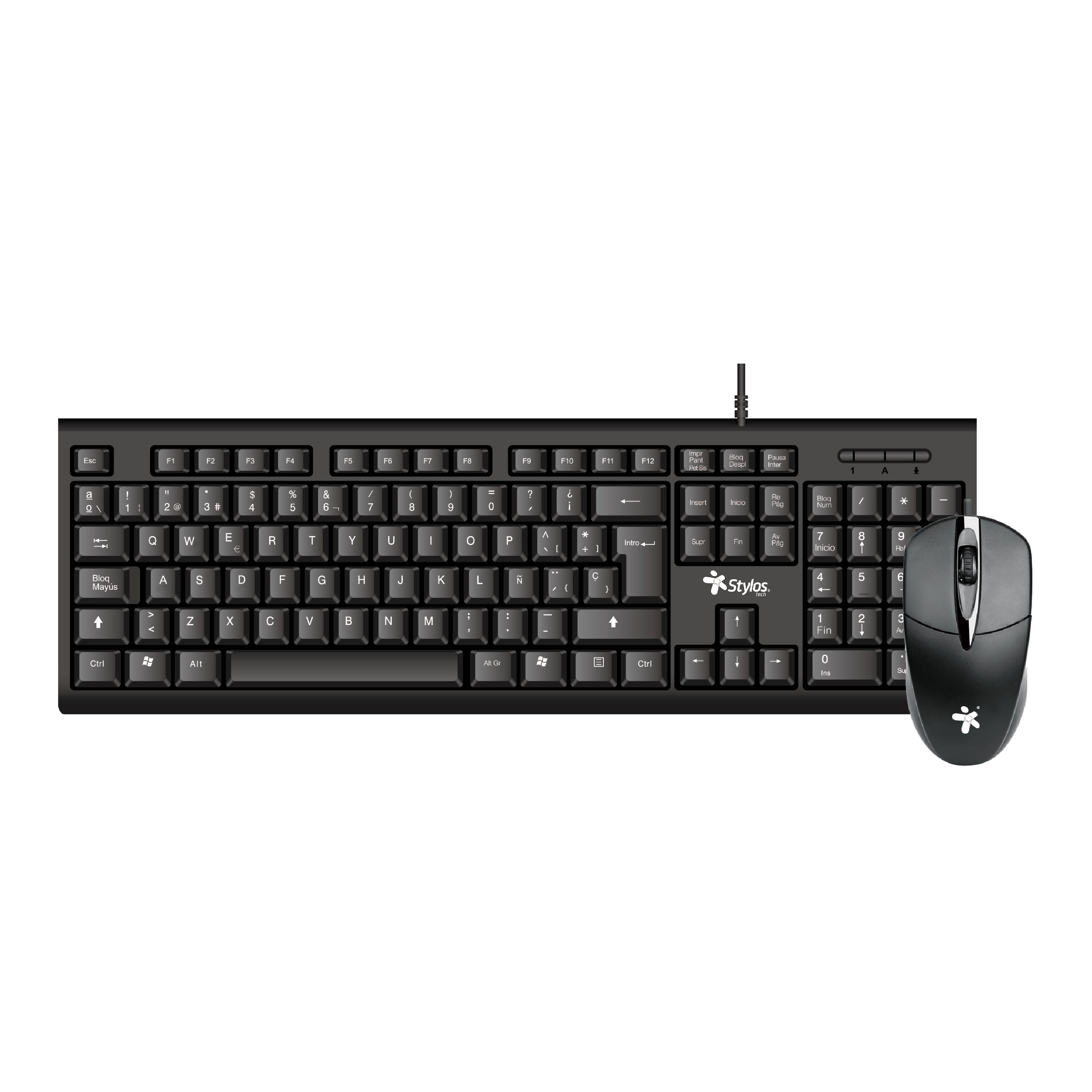 Stylos kit de teclado y mouse