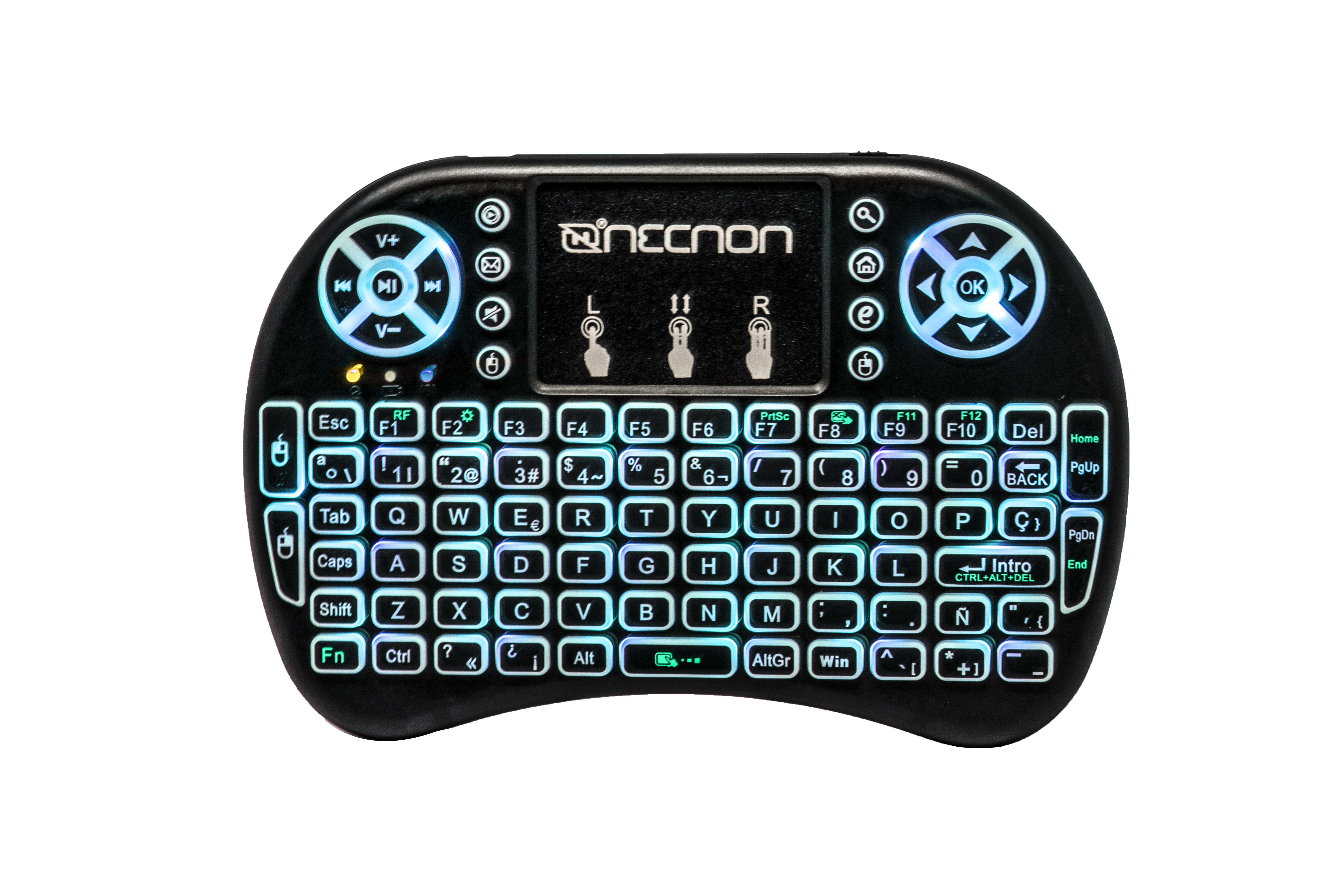 NECNON control remoto con mousepad y teclado
